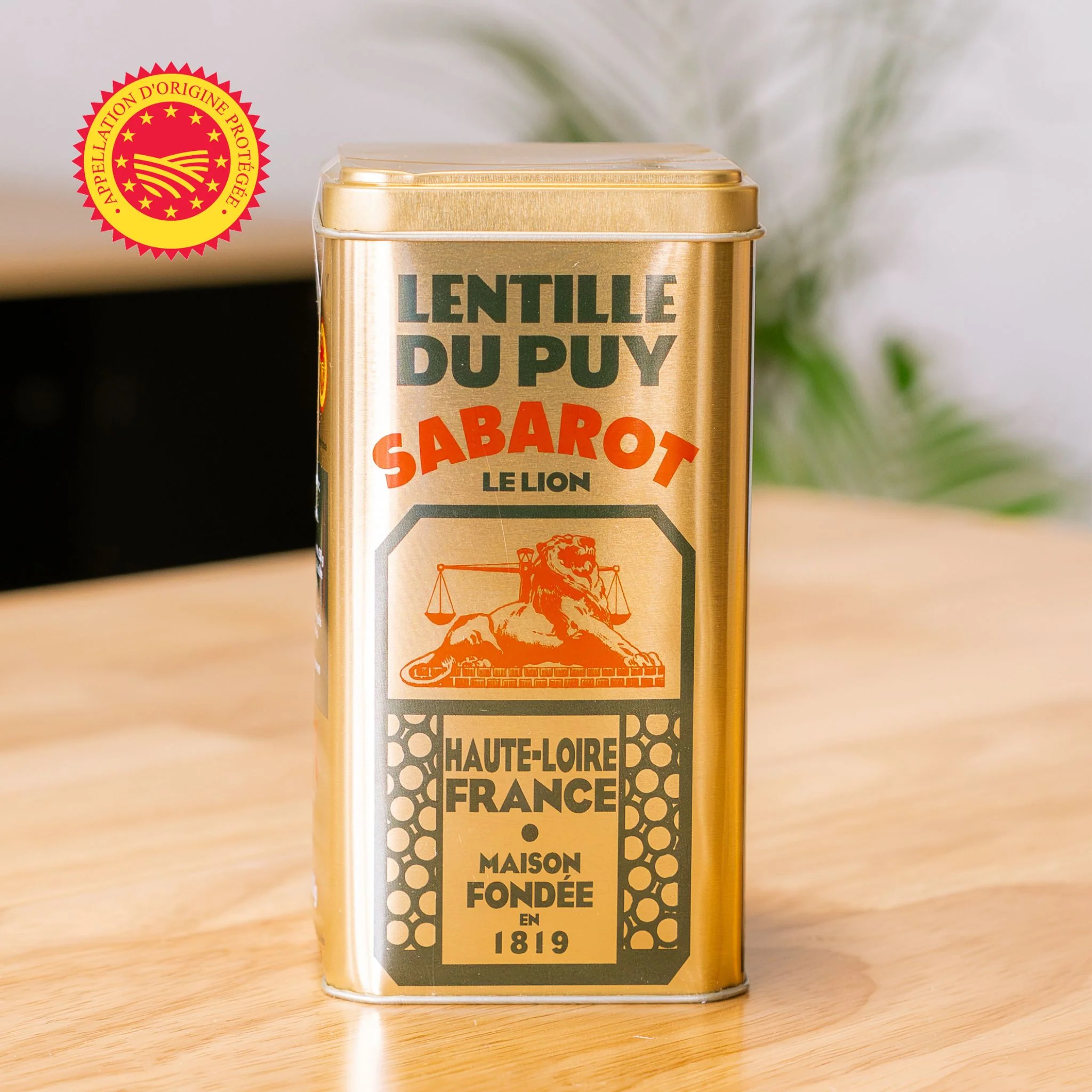 đ Lentille Verte du Puy AOP â Coffret BoĂźte mĂ©tal â200 ansâ - Sabarot