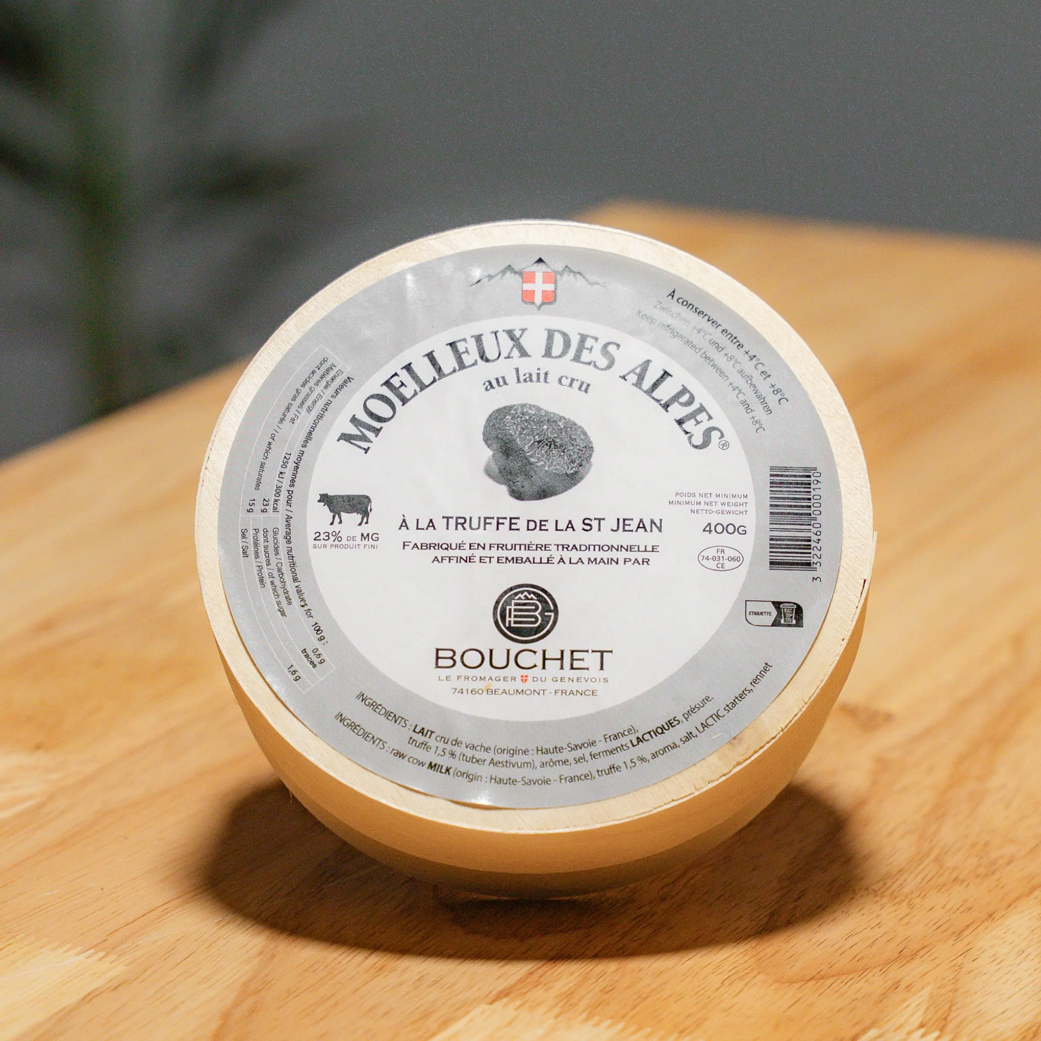 đ§ Moelleux des Alpes Ă la Truffe â Lait Cru