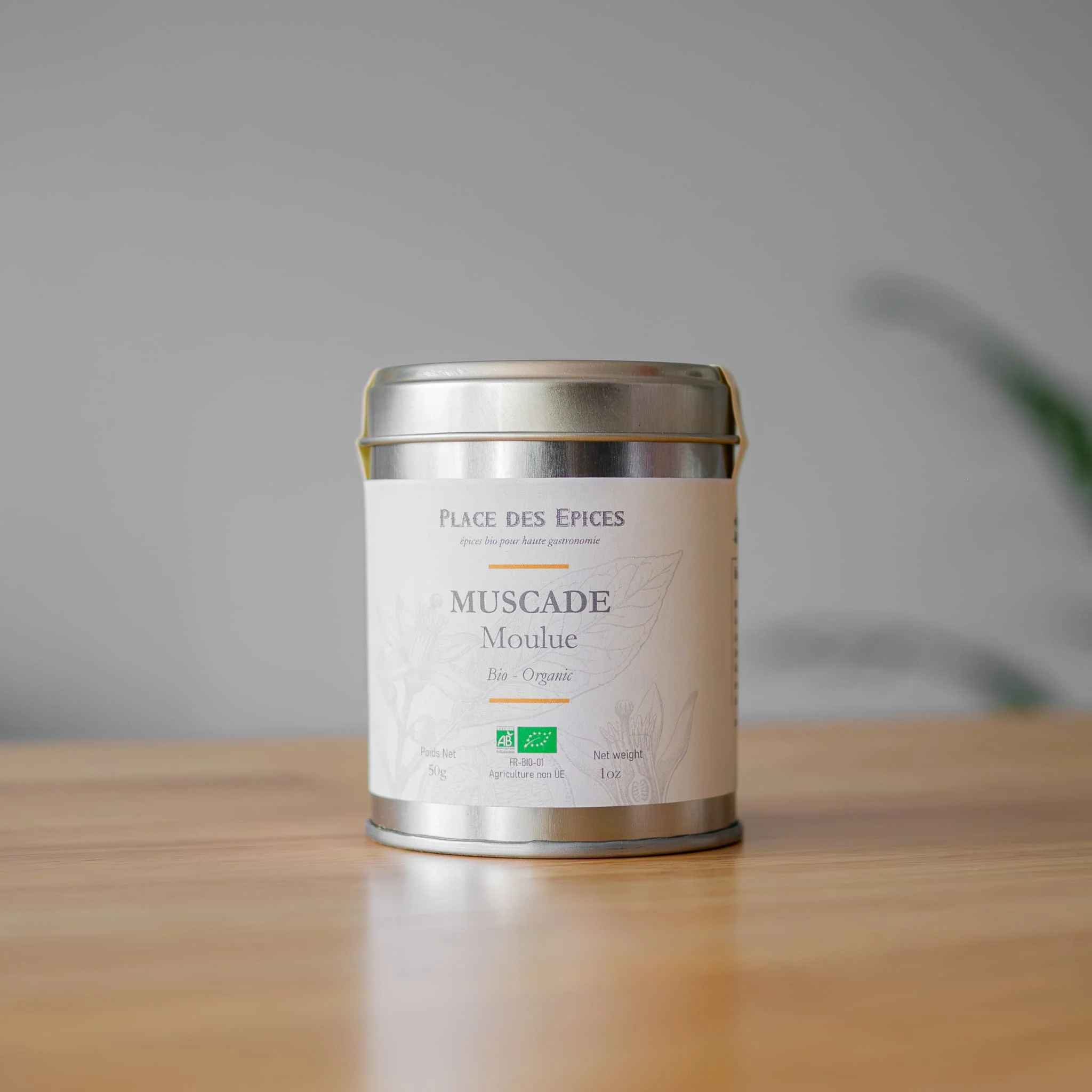 đż Muscade moulue Bio â 1 pot de 50 g