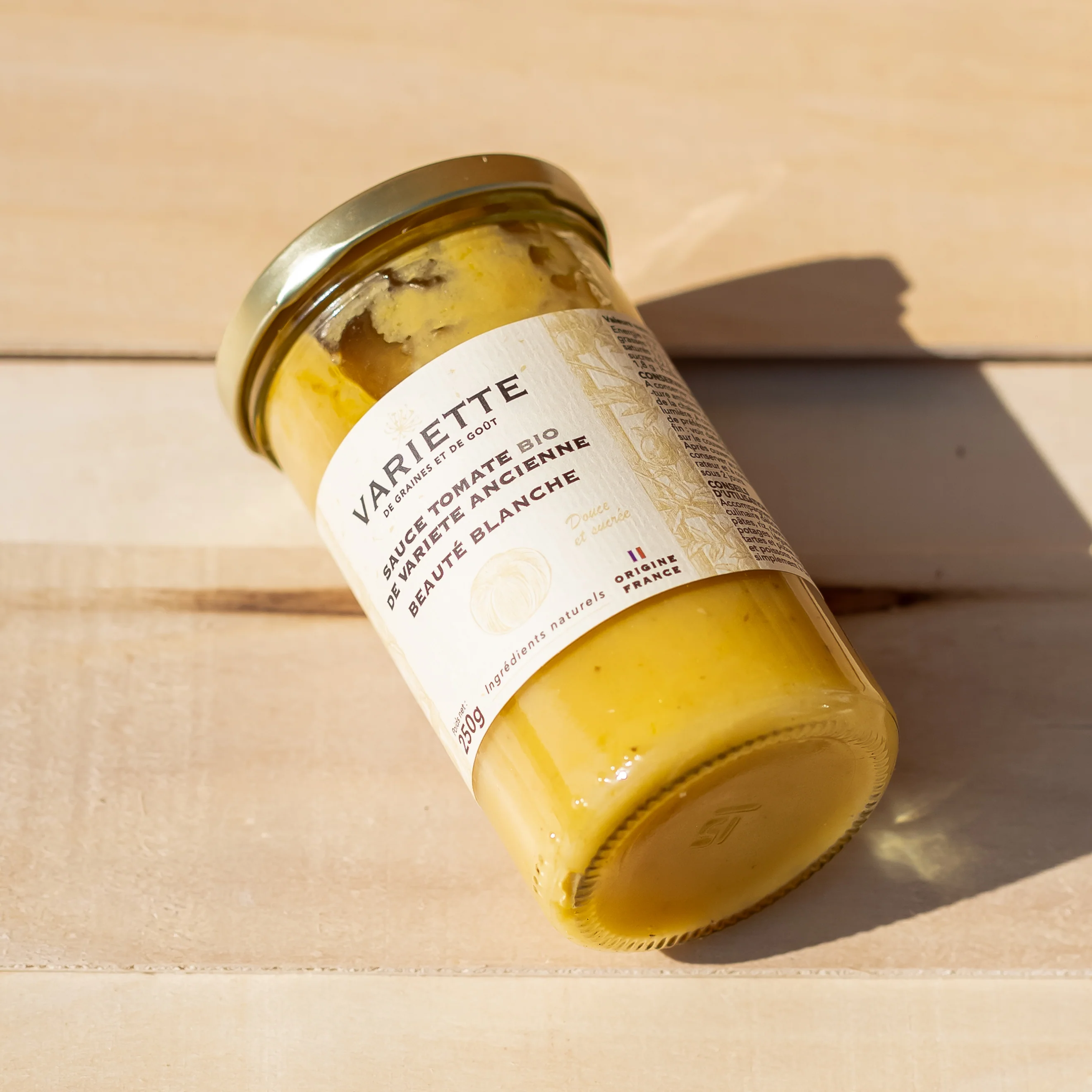đ
Sauce tomate BeautĂ© Blanche BIO â VariĂ©tĂ© ancienne â 250g - Image 2