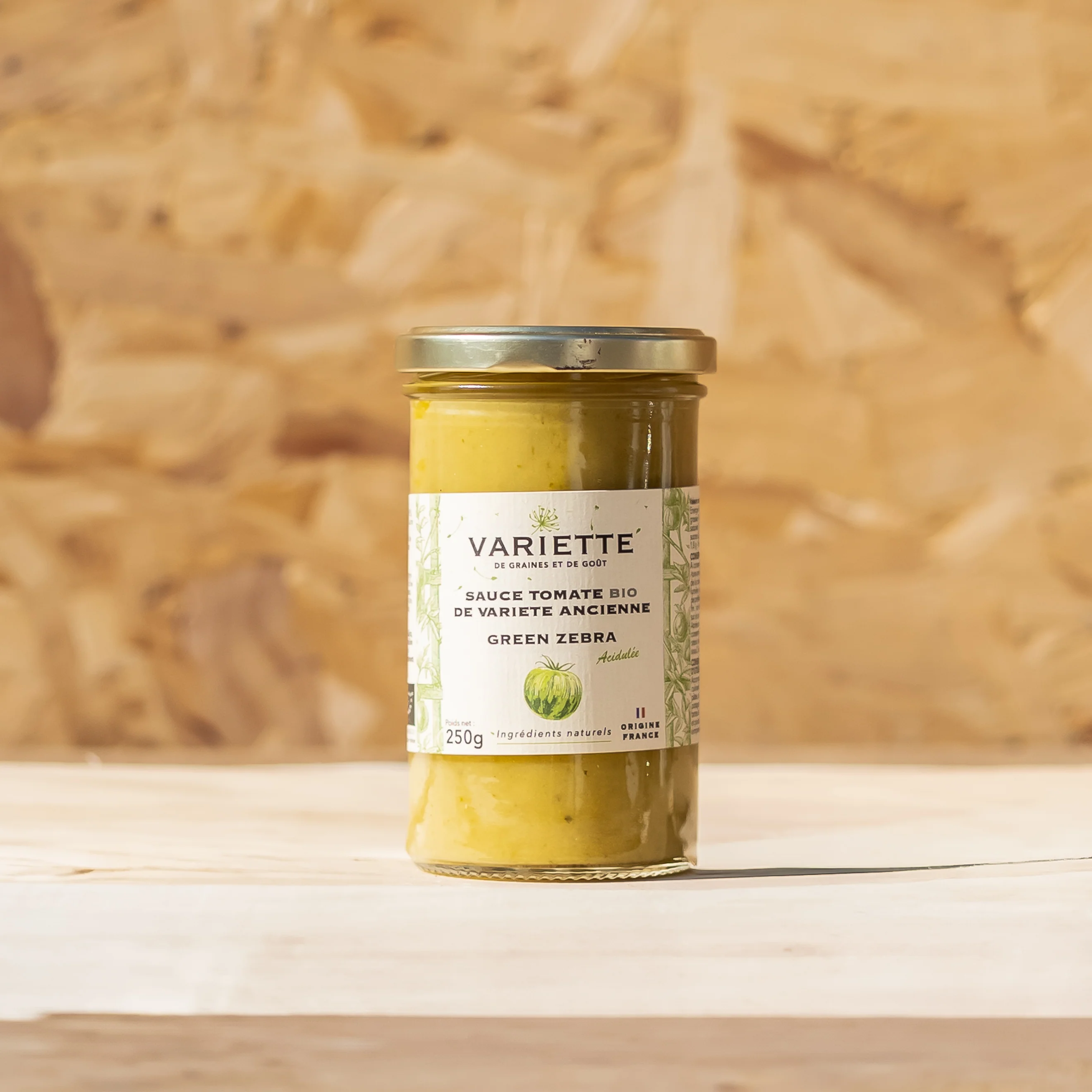 🍅 Sauce tomate Green Zebra BIO – Variété ancienne – 250g