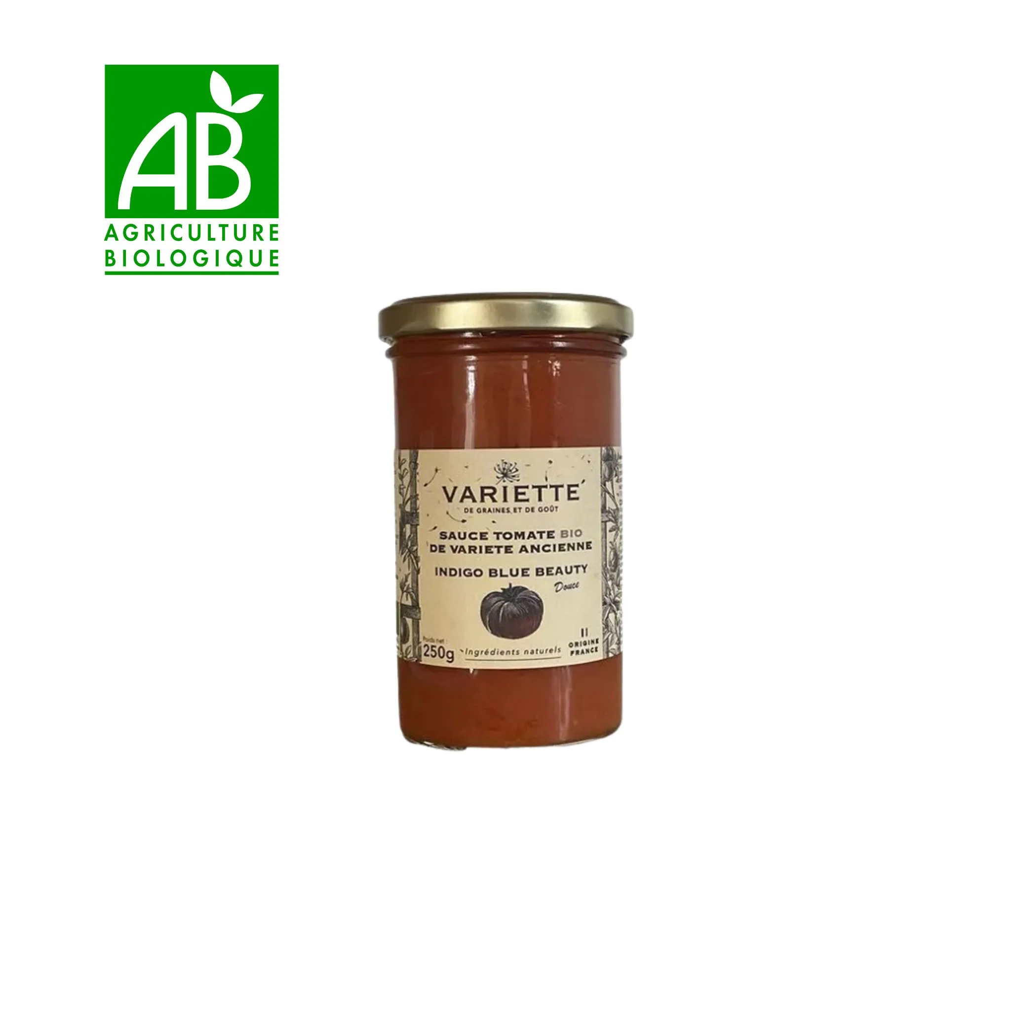 đ
Sauce tomate Indigo Blue Beauty BIO â VariĂ©tĂ© ancienne â 250g - Image 3