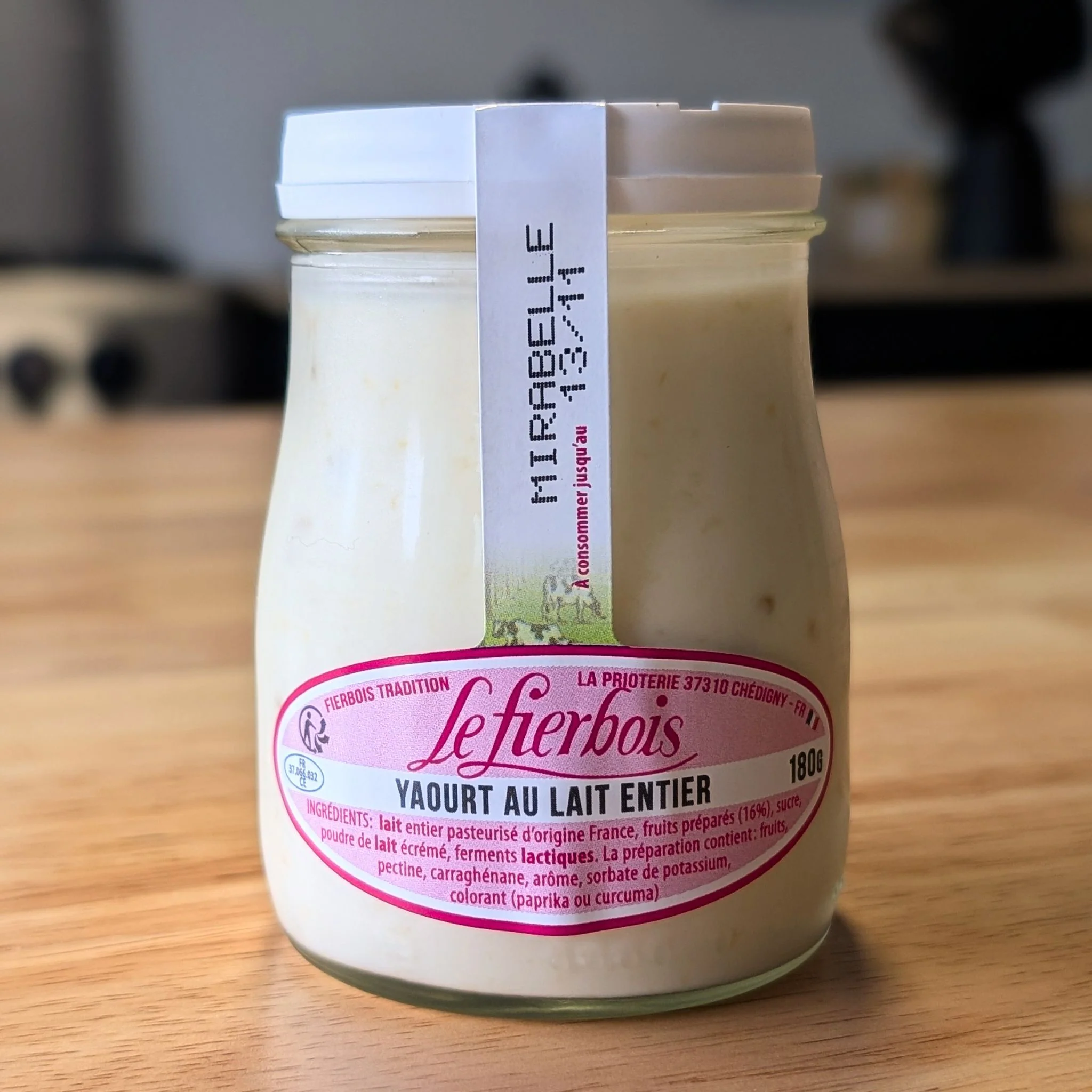 🍶 Yaourt artisanal au lait entier – Fierbois Tradition 🇫🇷 180g - Image 2