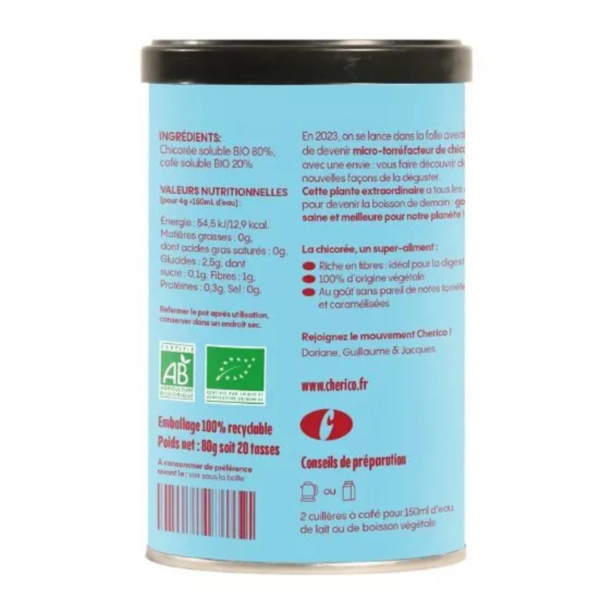 ☕ Chicorée Instantanée & Café BIO - 80g - Image 4