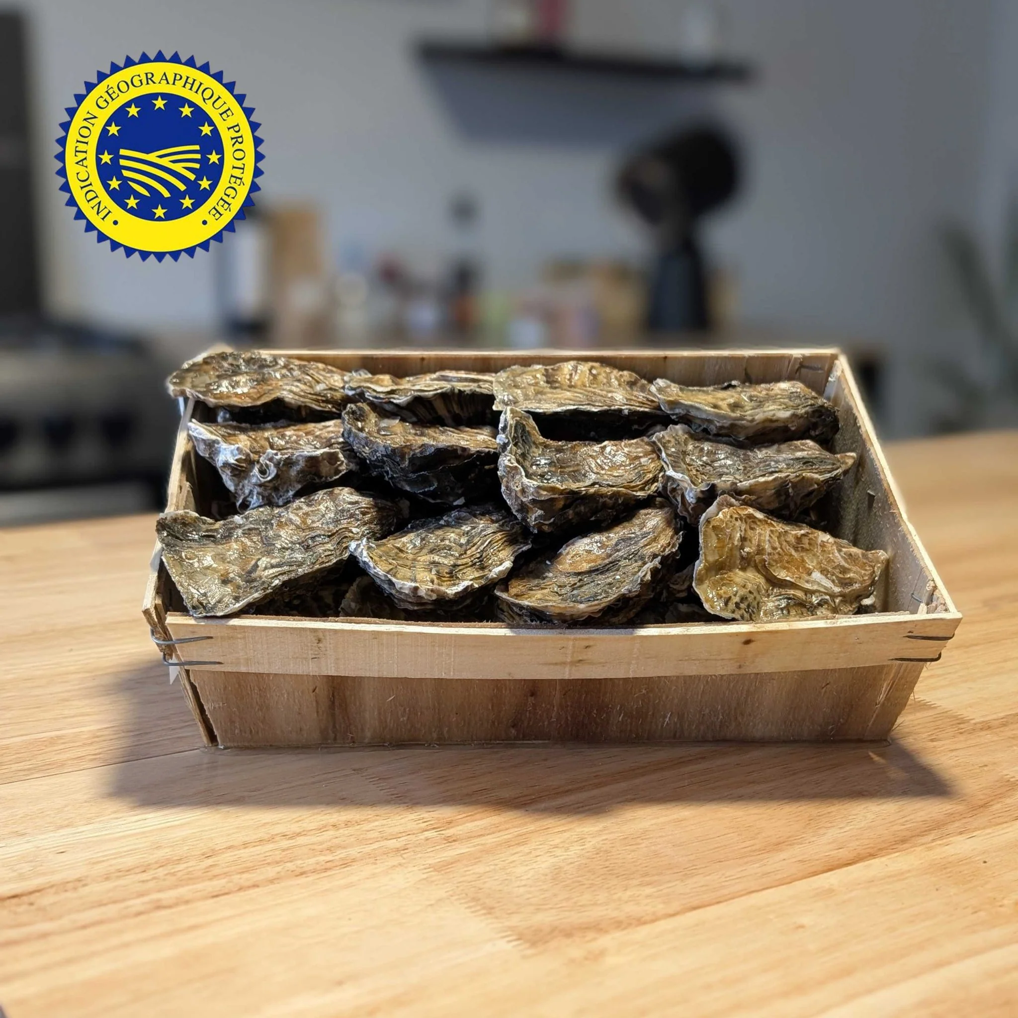 Bourriche 24 Huîtres Fines de Claire n°3 (Label Rouge & IGP) 🦪
