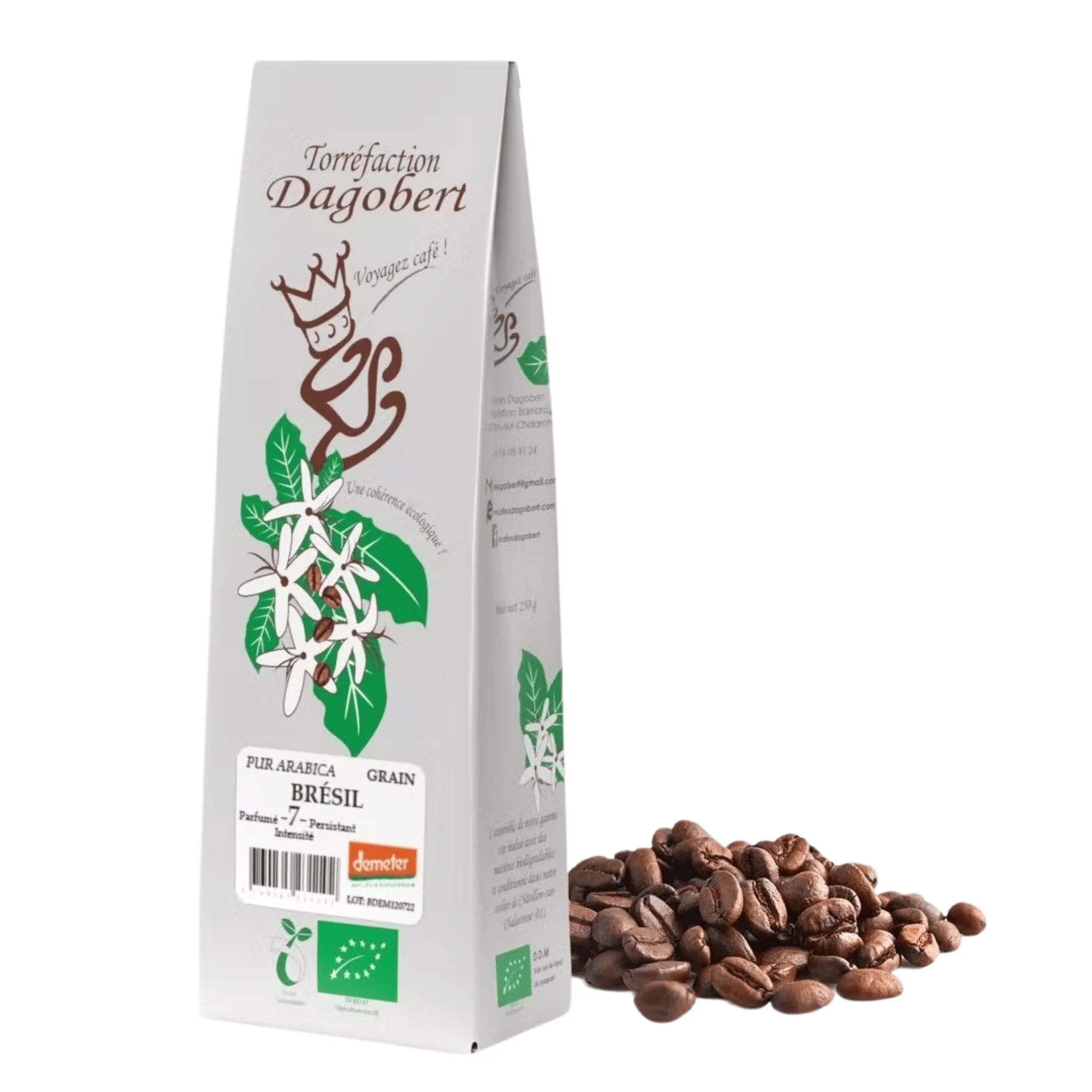 đ MĂ©lange Globe Trotteur Grain 250g â CafĂ© Bio & Ăquitable 100 % Arabica - Image 3
