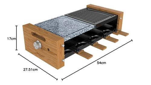 Cecotec Raclette en Bois Cheese&Grill 8200 Wood Black – 1200 W ⚡ - Image 14