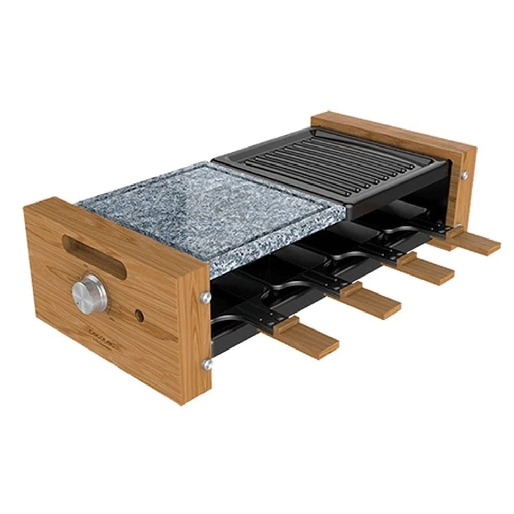 Cecotec Raclette en Bois Cheese&Grill 8200 Wood Black – 1200 W ⚡ - Image 2