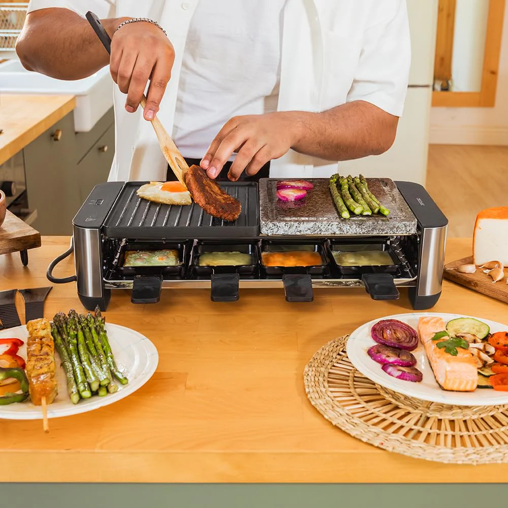Cecotec Raclette en Bois Cheese&Grill 8200 Wood Black – 1200 W ⚡ - Image 20