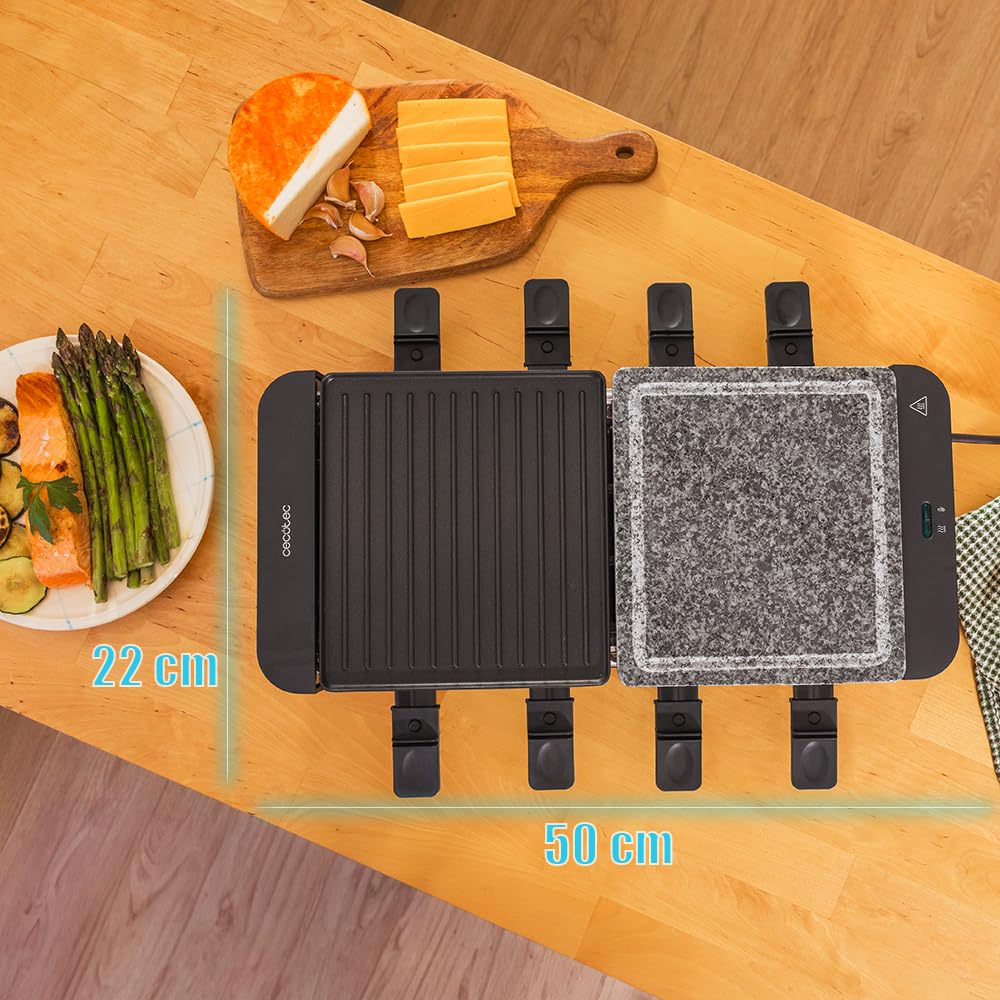 Cecotec Raclette en Bois Cheese&Grill 8200 Wood Black – 1200 W ⚡ - Image 21