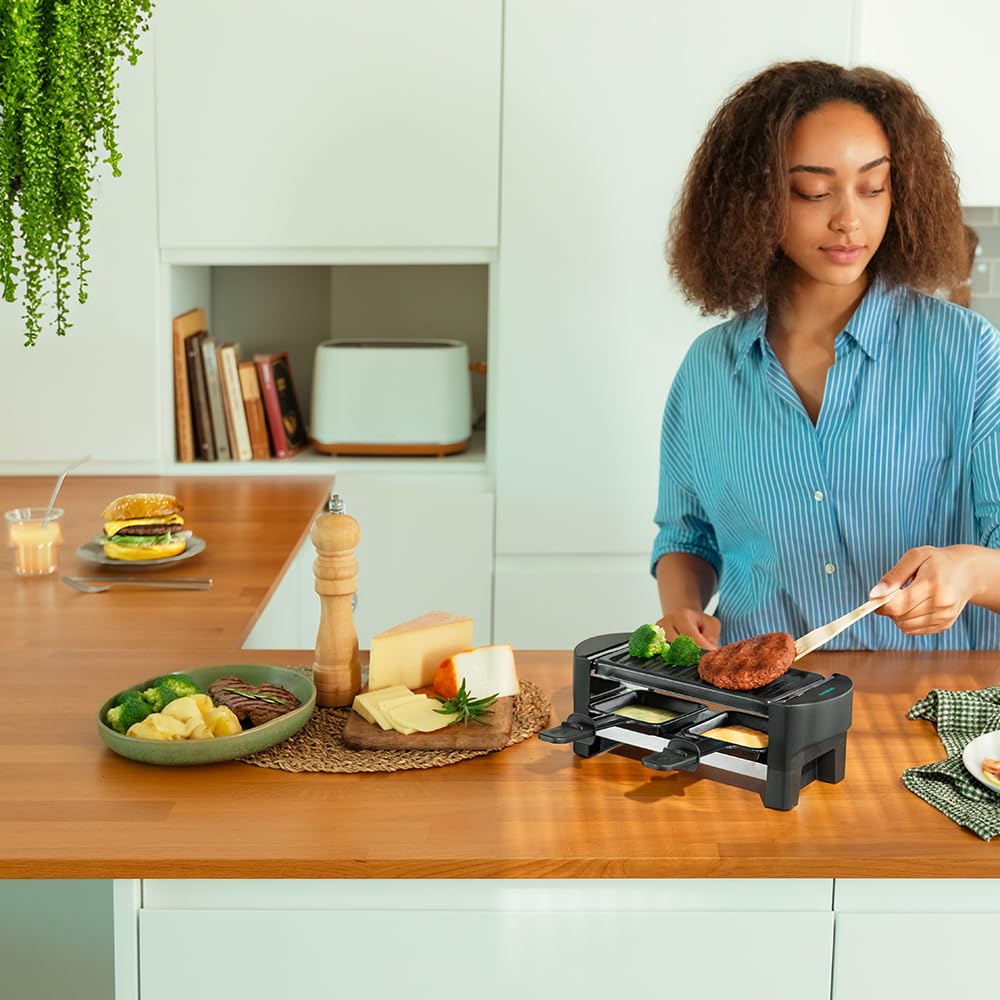 Cecotec Raclette en Bois Cheese&Grill 8200 Wood Black – 1200 W ⚡ - Image 25