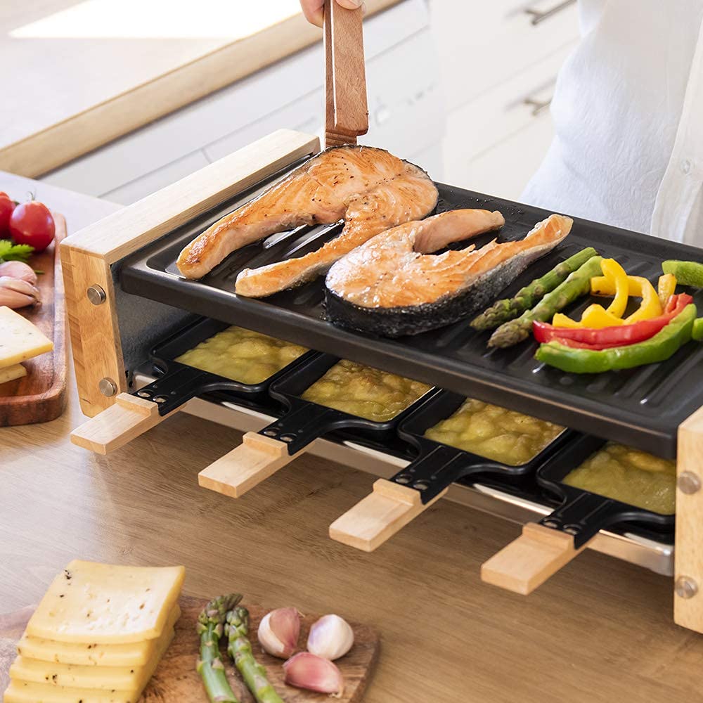 Cecotec Raclette en Bois Cheese&Grill 8200 Wood Black – 1200 W ⚡ - Image 70