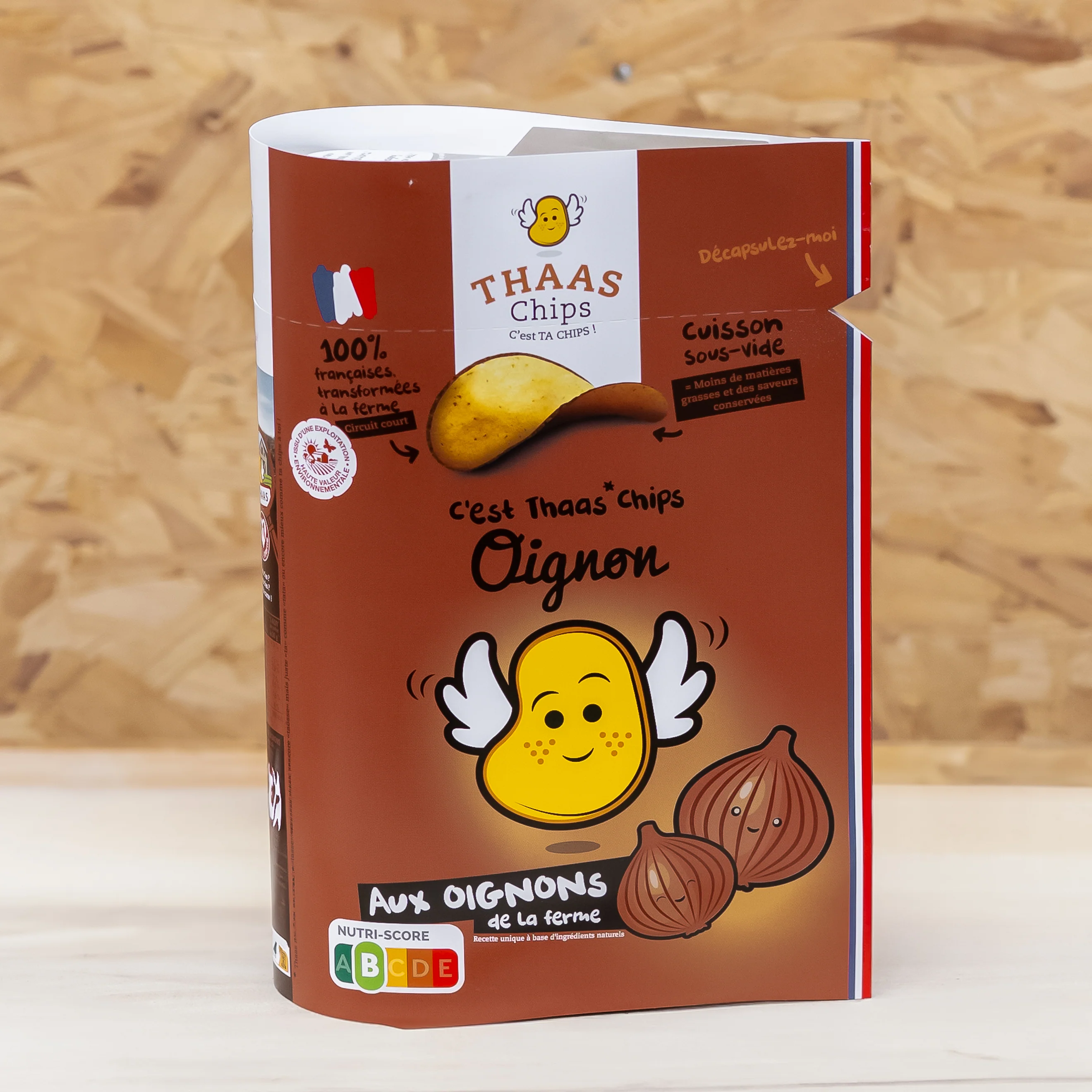 Chips oignon "oignon de la ferme" - 120g