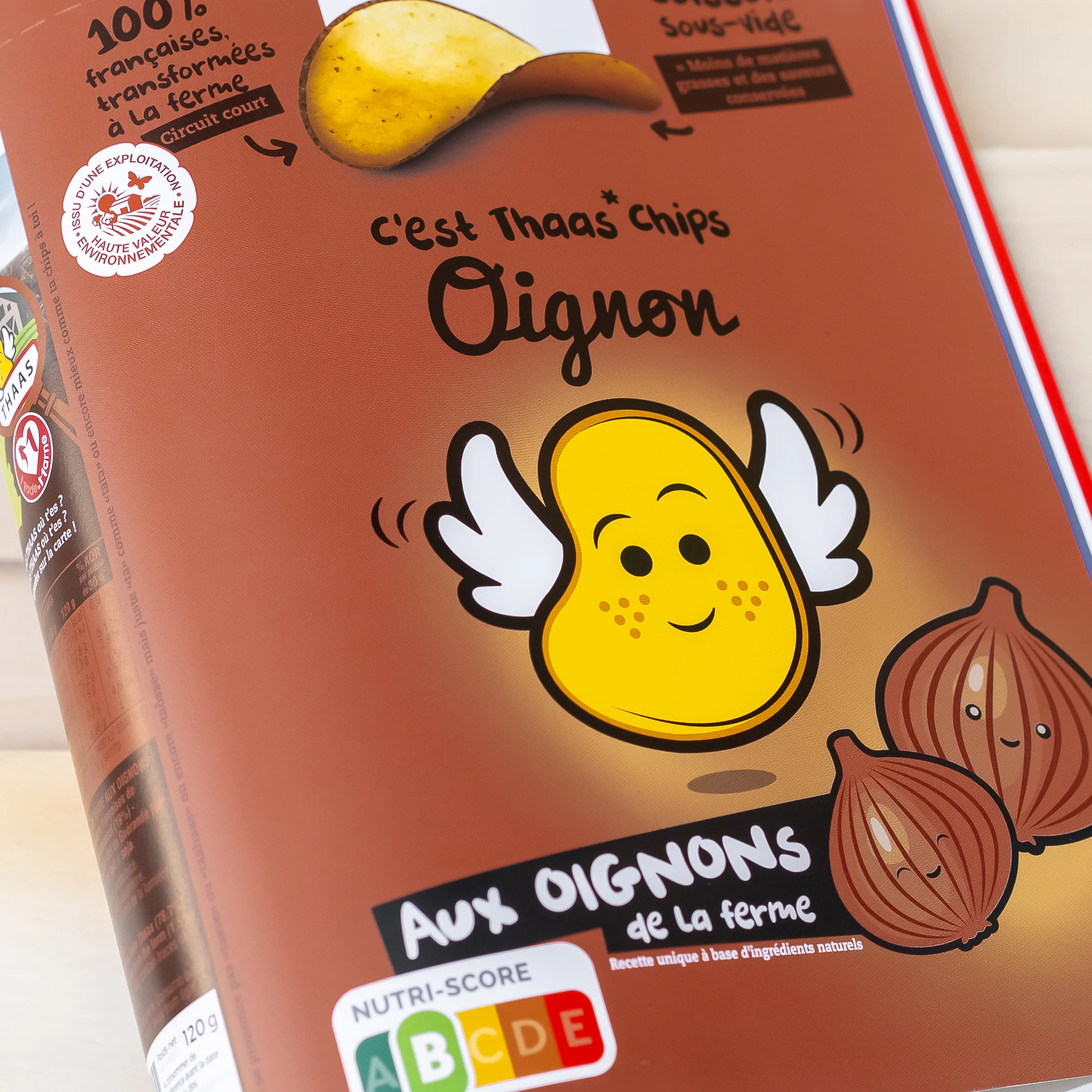 Chips oignon "oignon de la ferme" - 120g - Image 2