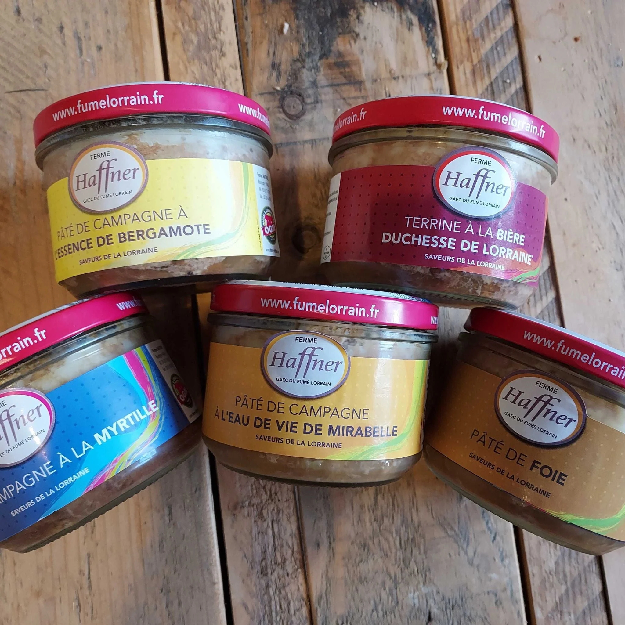 📦 Colis du Terroir – 5 Terrines Artisanales 180g