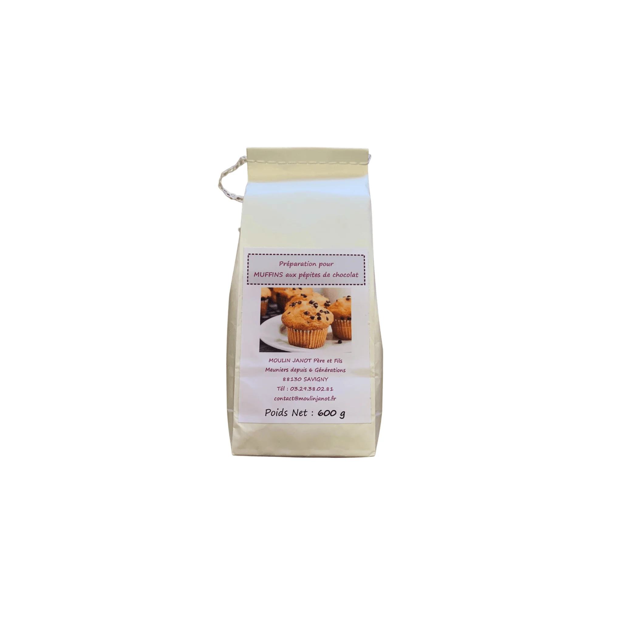 Préparation Muffins aux pépites de chocolat - 600g
