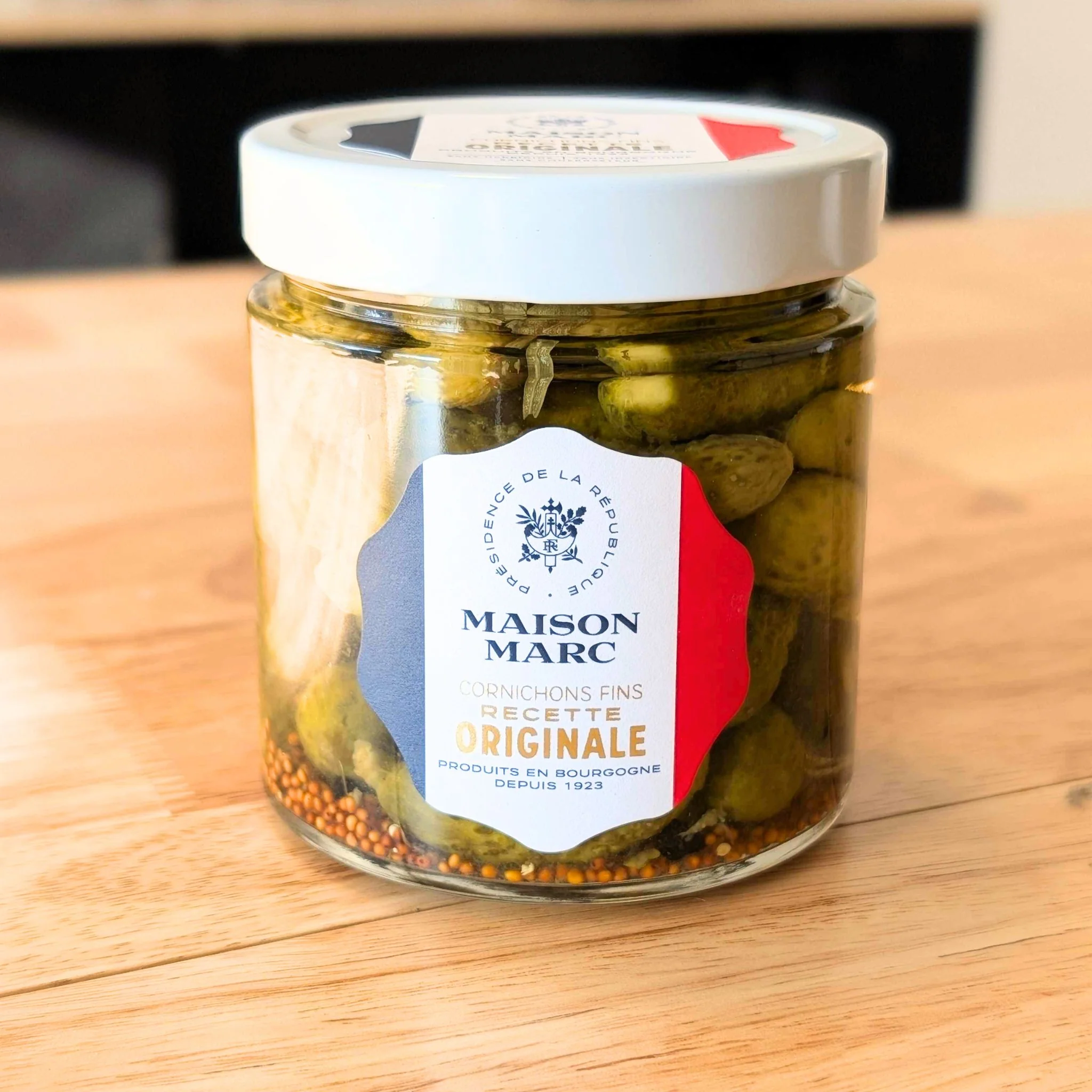 đ«đ· Cornichons fins â Ădition Originale ĂlysĂ©e 210 g | Maison Marc