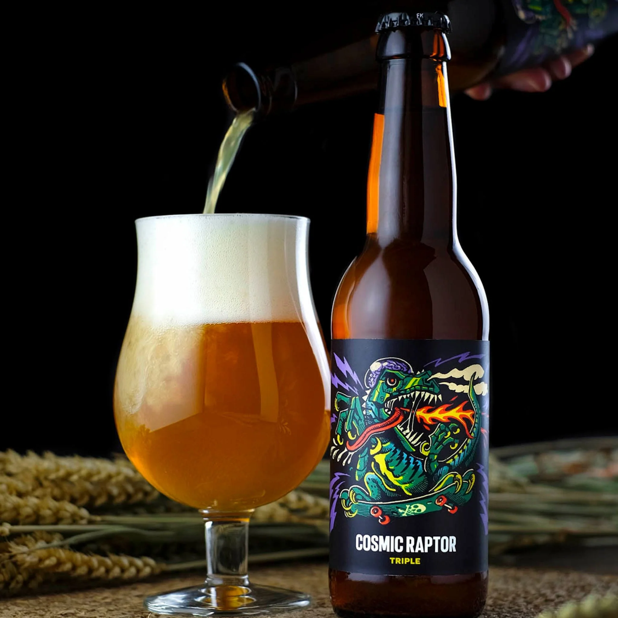 đ COSMIC RAPTOR â French Triple | 33cl Bouteille | 7,5% Vol. - Image 2
