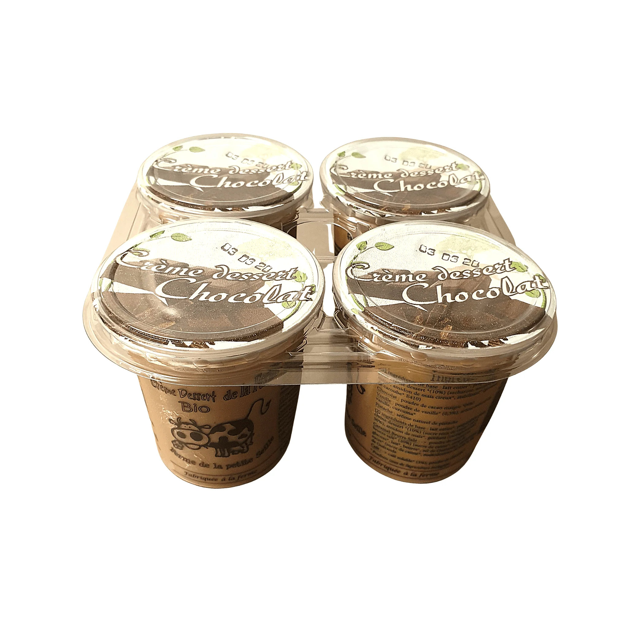 🍮 Crème Dessert Caramel BIO - Lot de 4