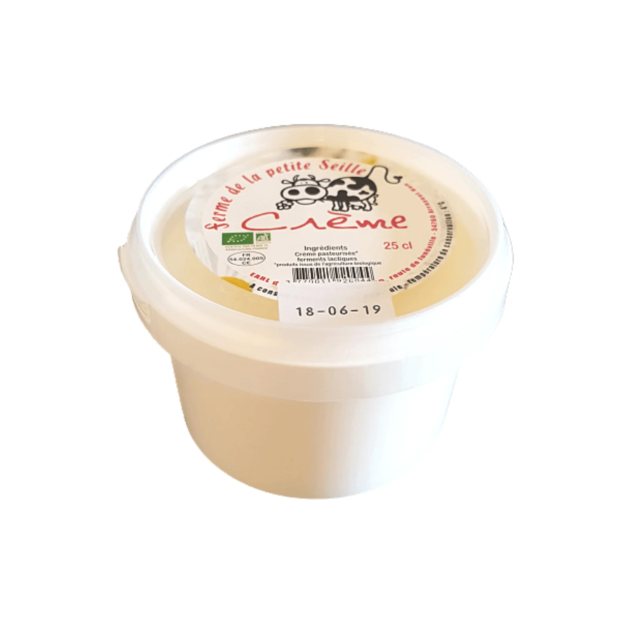 🍽️ Crème Fraîche Épaisse BIO – 250g