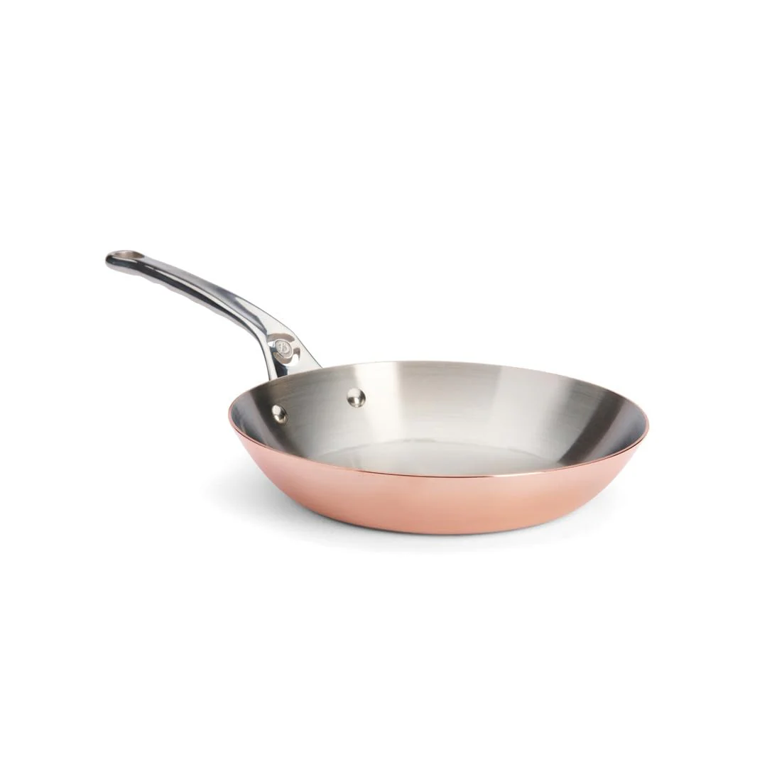 Poêle De Buyer Inocuivre 20 cm “Coupe Lyonnaise” – 90 % Cuivre / 10 % Inox - Image 4