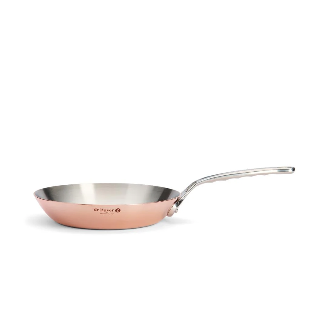 Poêle De Buyer Inocuivre 20 cm “Coupe Lyonnaise” – 90 % Cuivre / 10 % Inox - Image 5