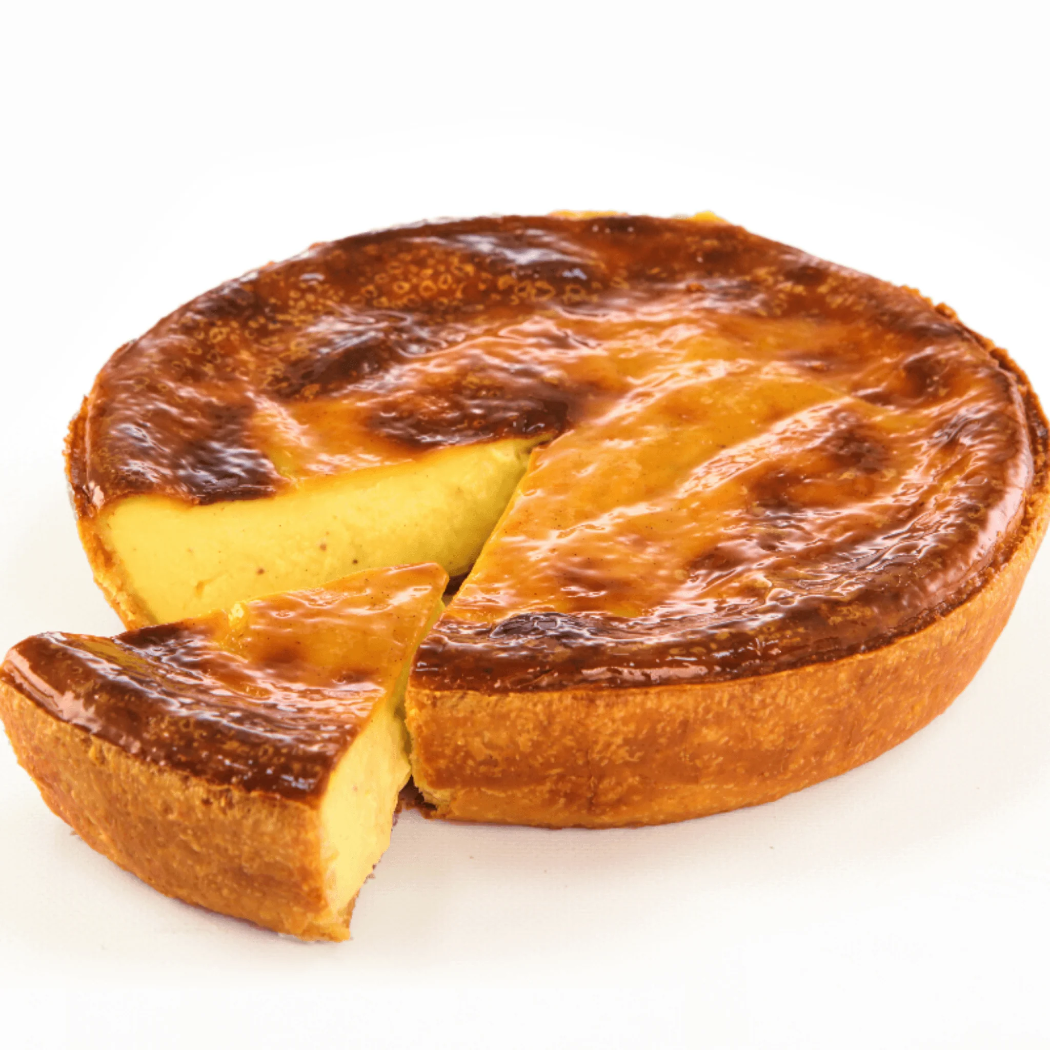 Flan vanille - la part