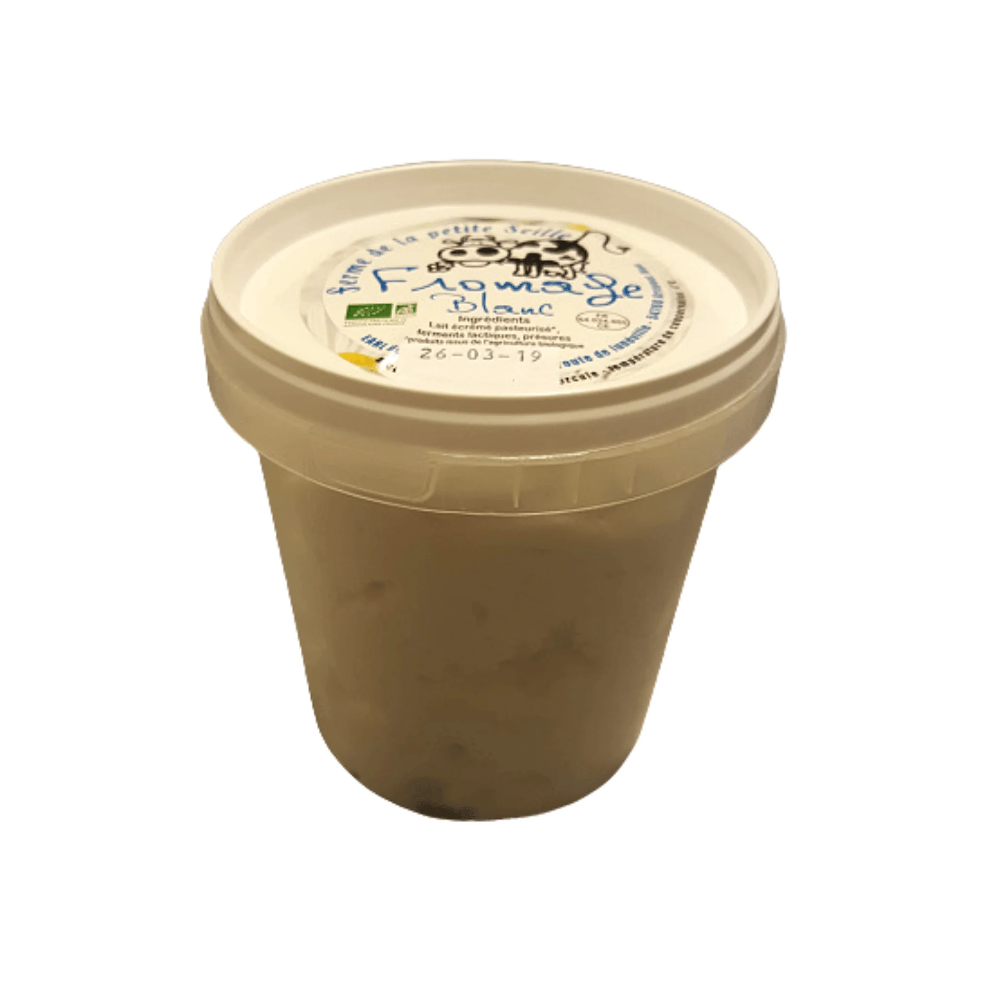 🥛 Fromage blanc BIO – Pot de 500g