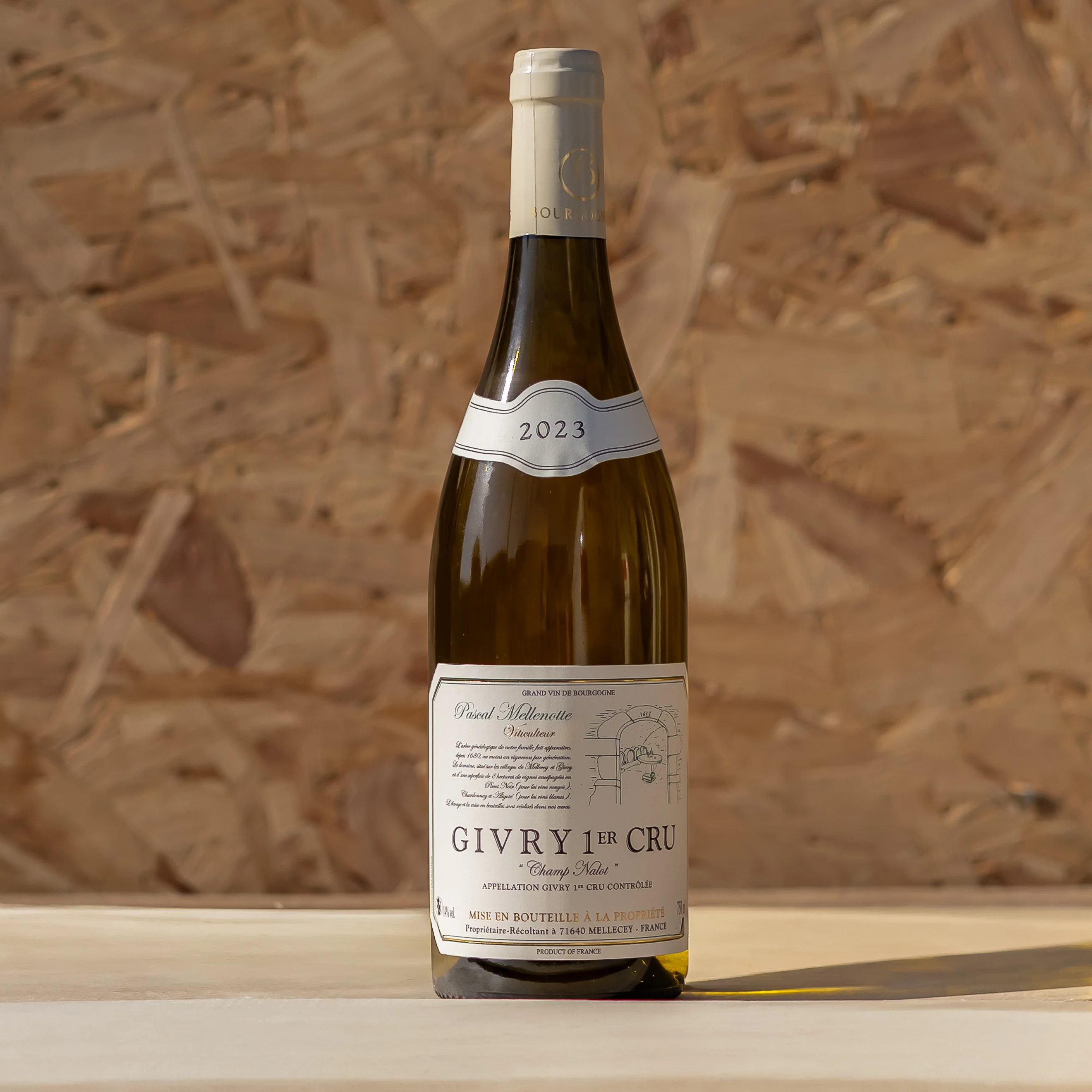 đ Givry 1er Cru Blanc "Champ Nalot" 2023 â Domaine Pascal Mellenotte - 75cl