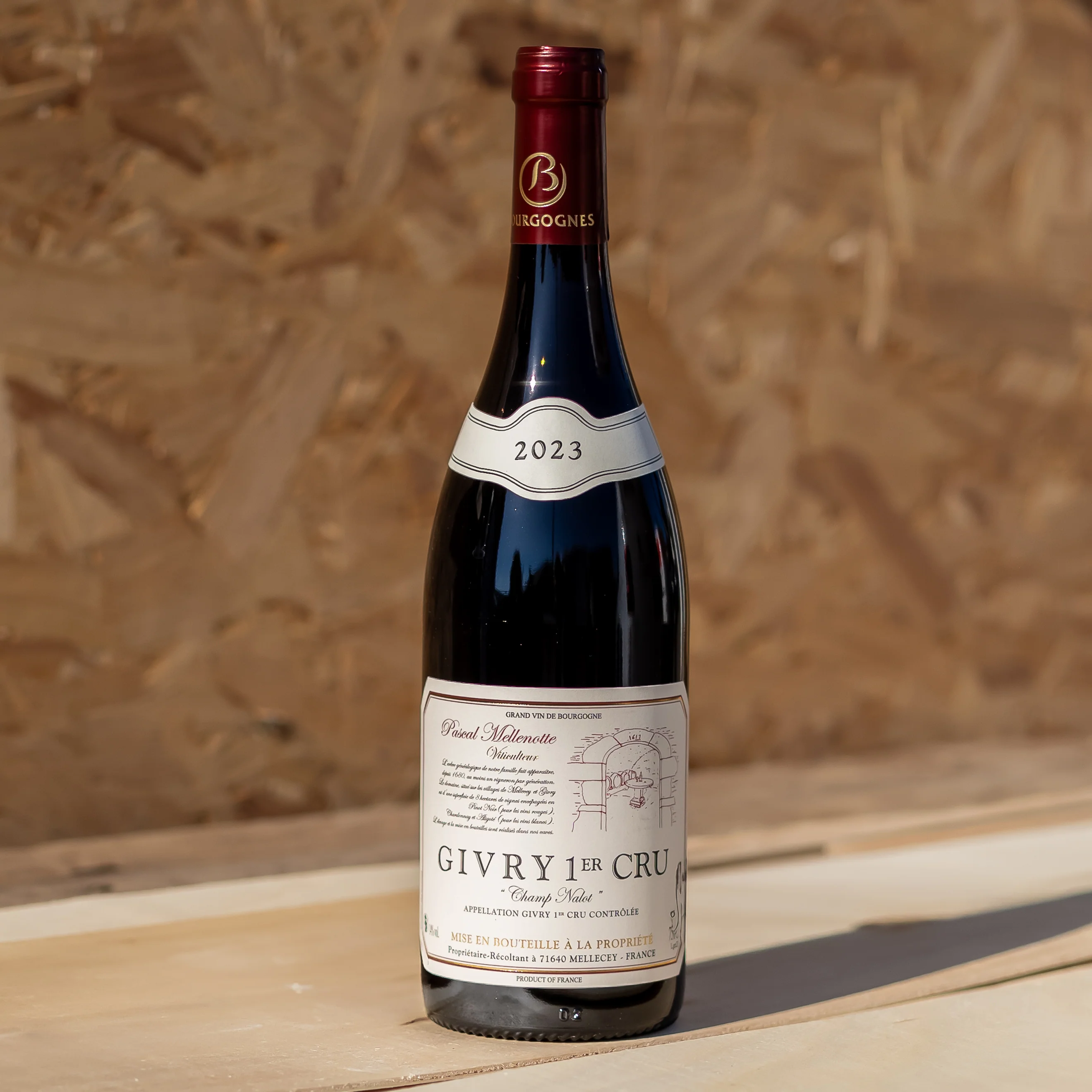 đ· Givry 1er Cru Rouge "Champ Nalot" 2023 â Domaine Pascal Mellenotte - 75cl - Image 2
