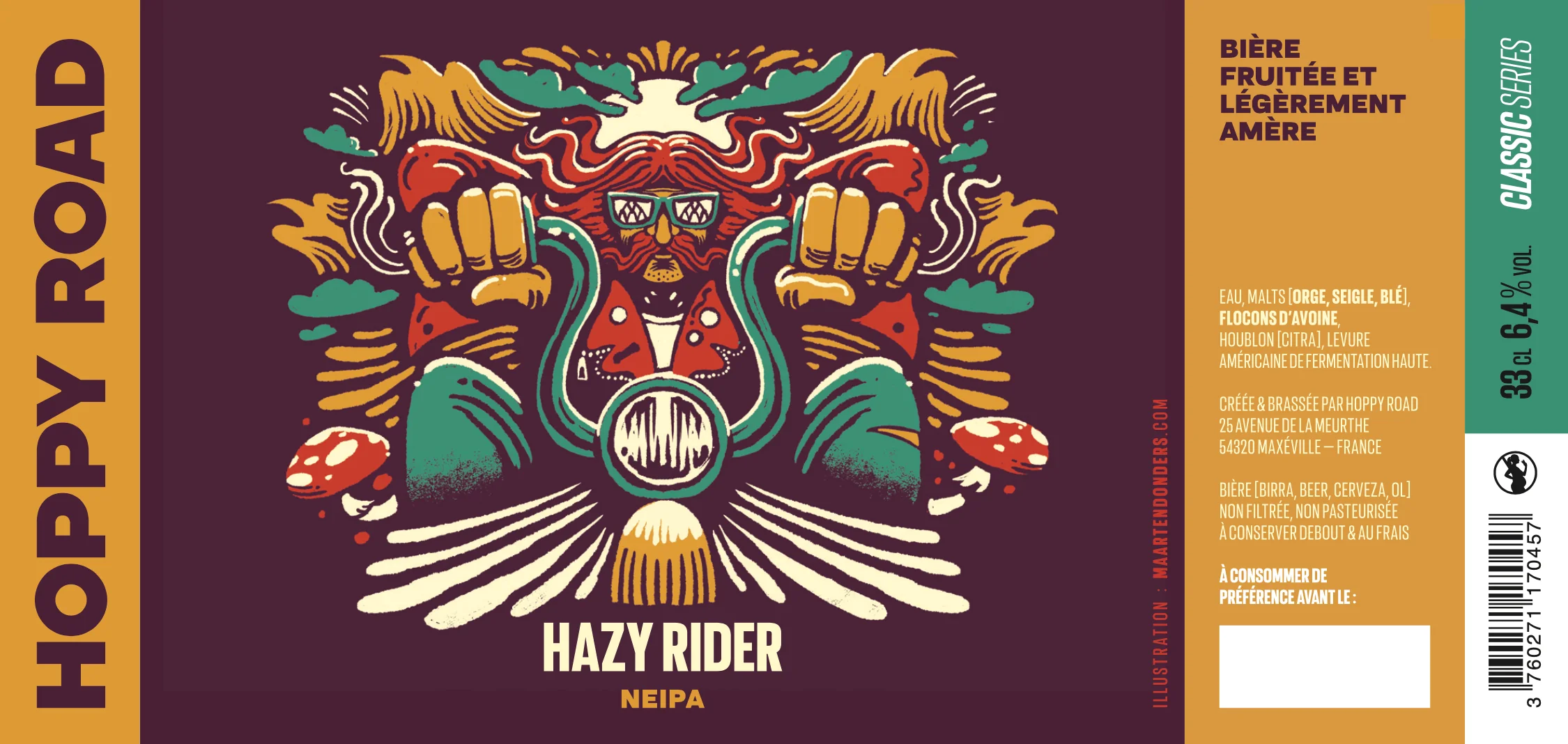 đș HAZY RIDER â NEIPA | 33cl Bouteille | 6,4% Vol. - Image 3