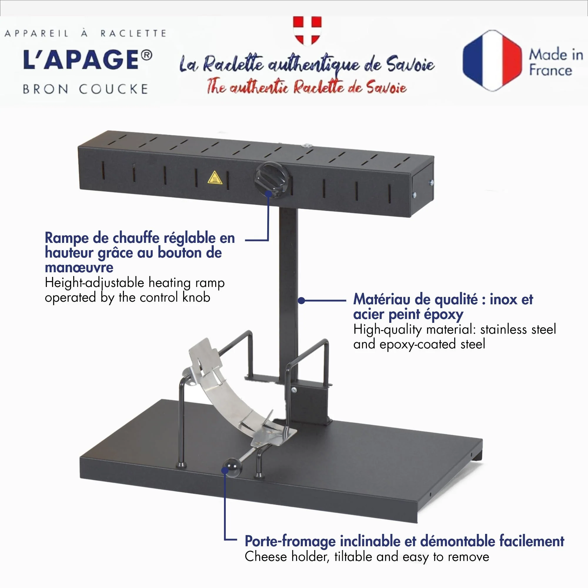 LOUIS TELLIER – Appareil à Raclette Alpage® Signature Original 🇫🇷 - Image 7