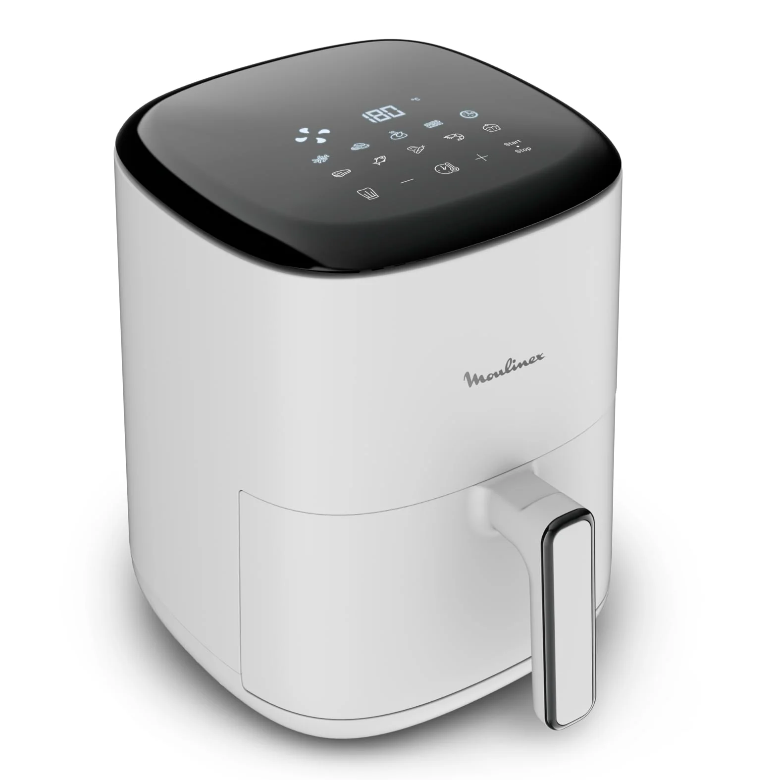 Moulinex Easy Fry Max Friteuse sans huile, Capacité XL de 5 L, Jusqu'à 6 personnes, 10 programmes automatiques, Ecran tactile digital, Gain de temps et d'énergie, air fryer EZ245820 - Image 2