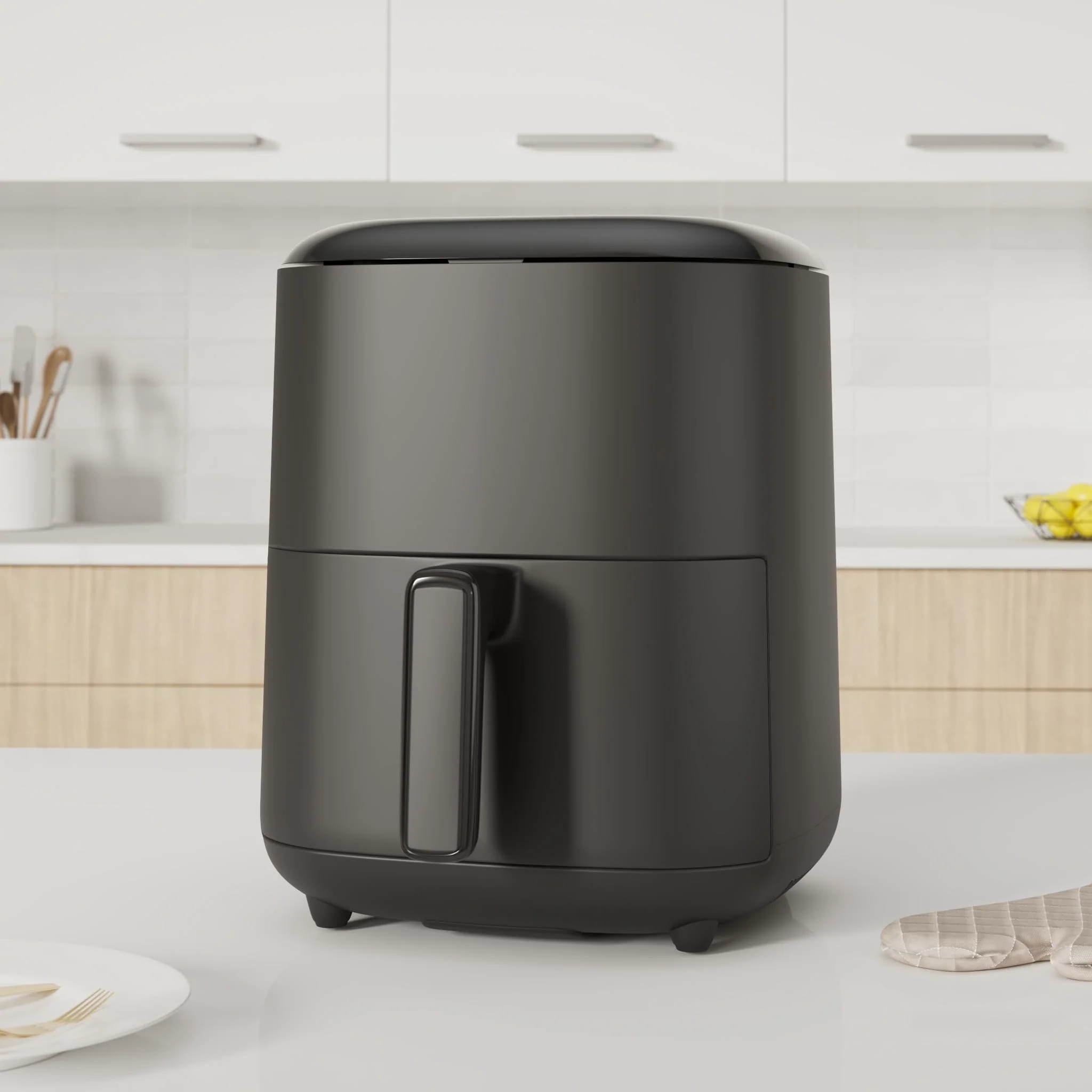 Moulinex Easy Fry Max Friteuse sans huile, Capacité XL de 5 L, Jusqu'à 6 personnes, 10 programmes automatiques, Ecran tactile digital, Gain de temps et d'énergie, air fryer EZ245820 - Image 3