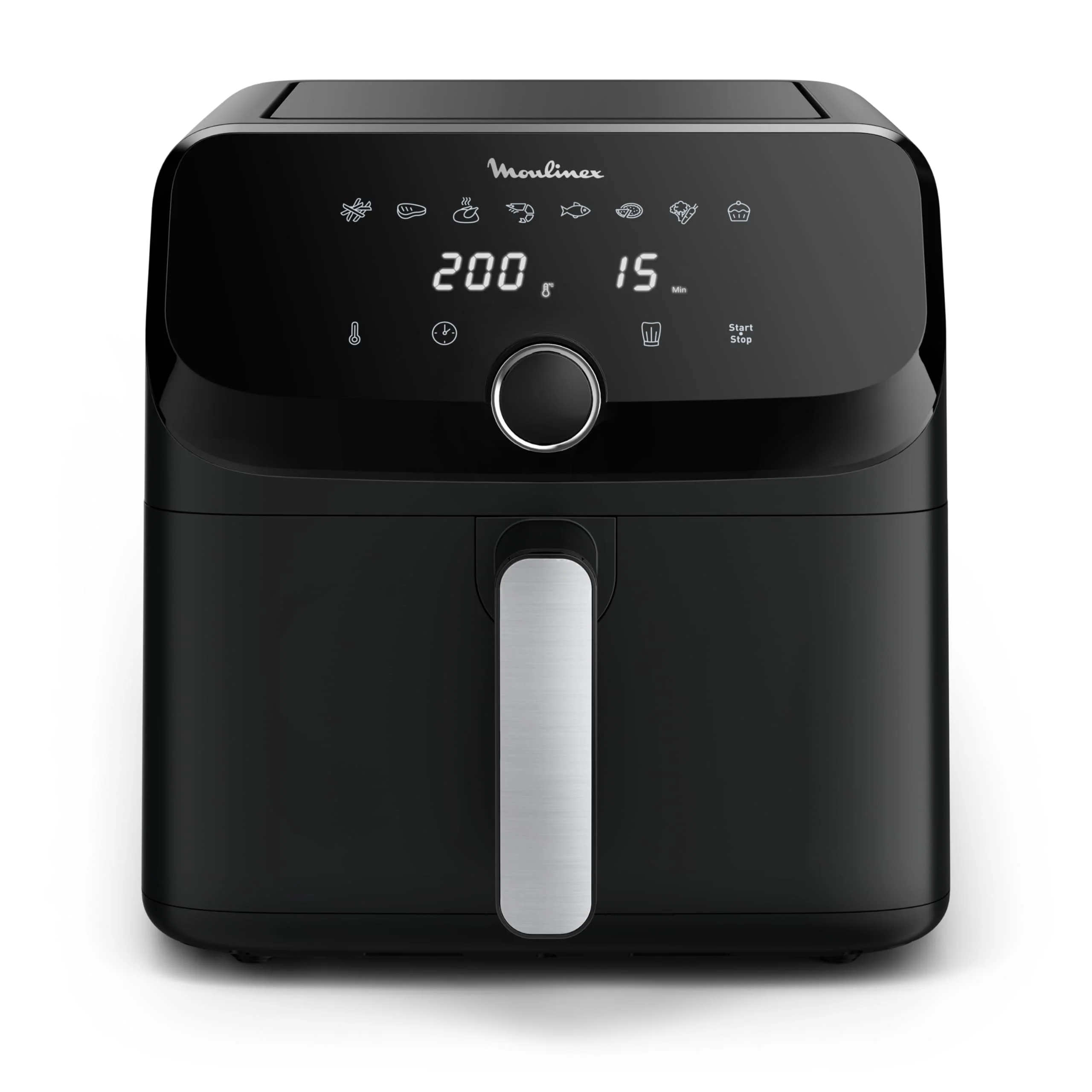 Moulinex Easy Fry Mega, air fryer compact, Mono tiroir 7.5 L, Jusqu’à 8 personnes, 8 programmes, noir EZ8558F0 - Image 2