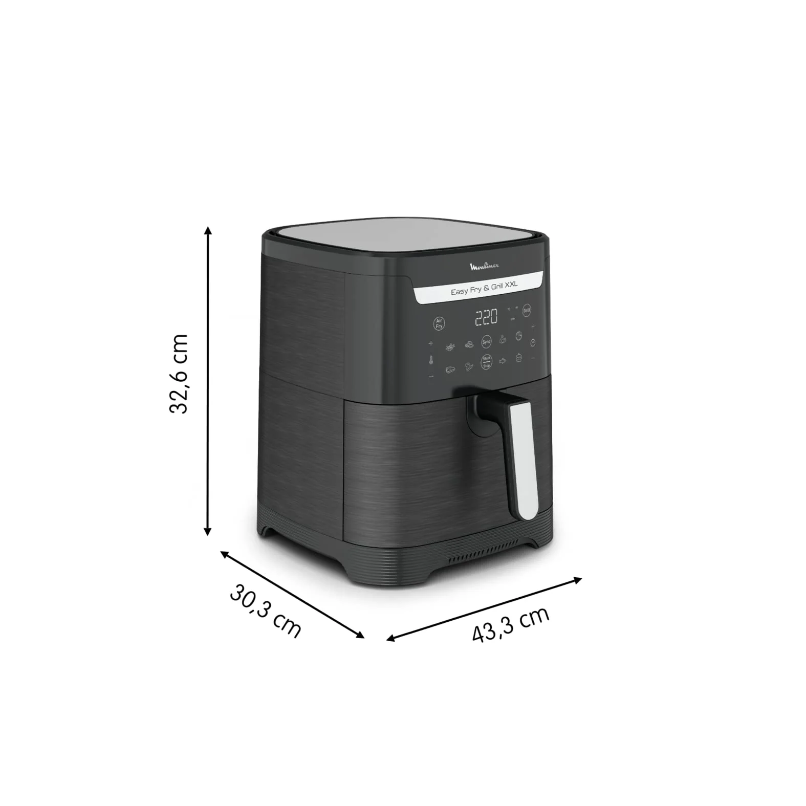 Moulinex Easy Fry Mega, air fryer compact, Mono tiroir 7.5 L, Jusqu’à 8 personnes, 8 programmes, noir EZ8558F0 - Image 27