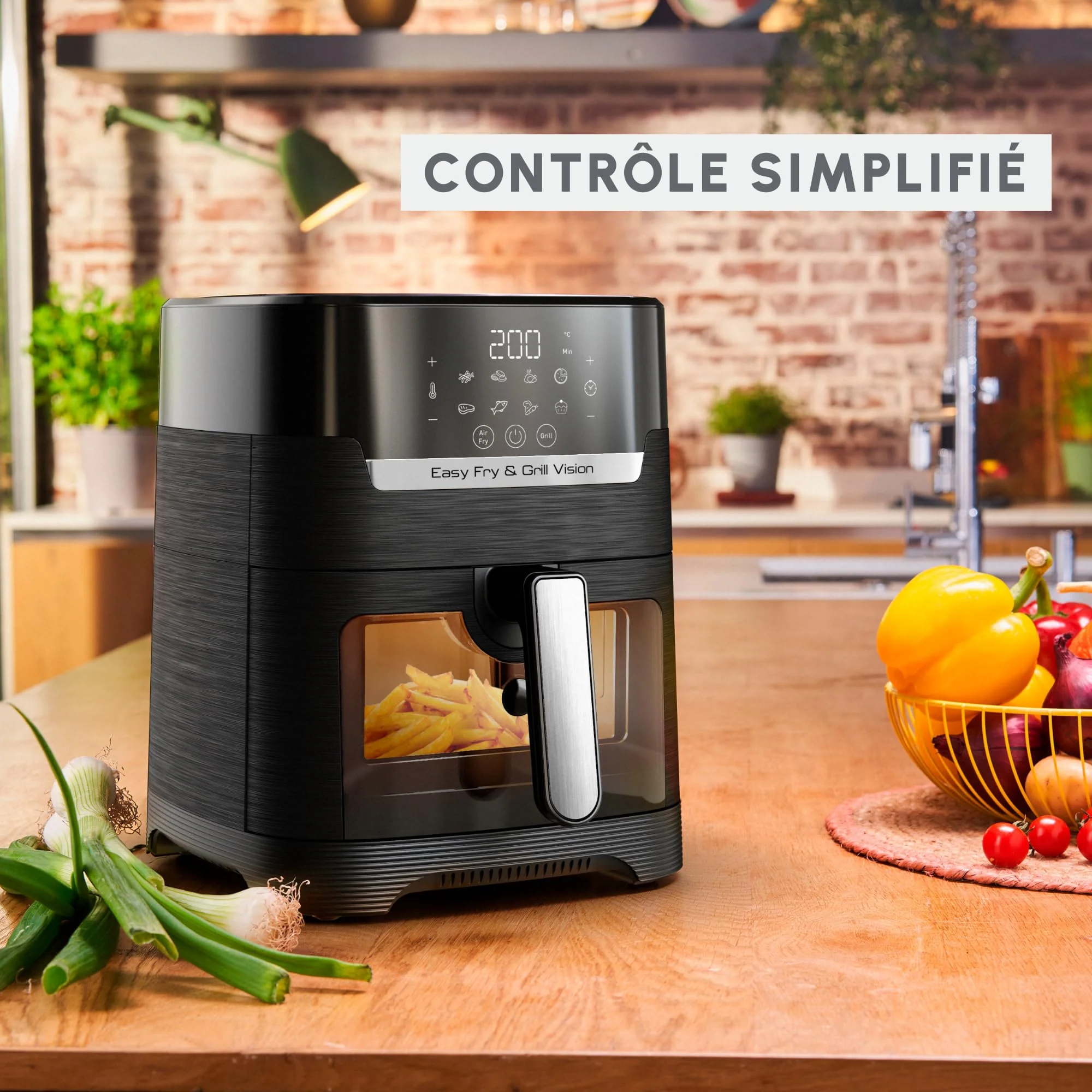 Moulinex Easy Fry Mega, air fryer compact, Mono tiroir 7.5 L, Jusqu’à 8 personnes, 8 programmes, noir EZ8558F0 - Image 29