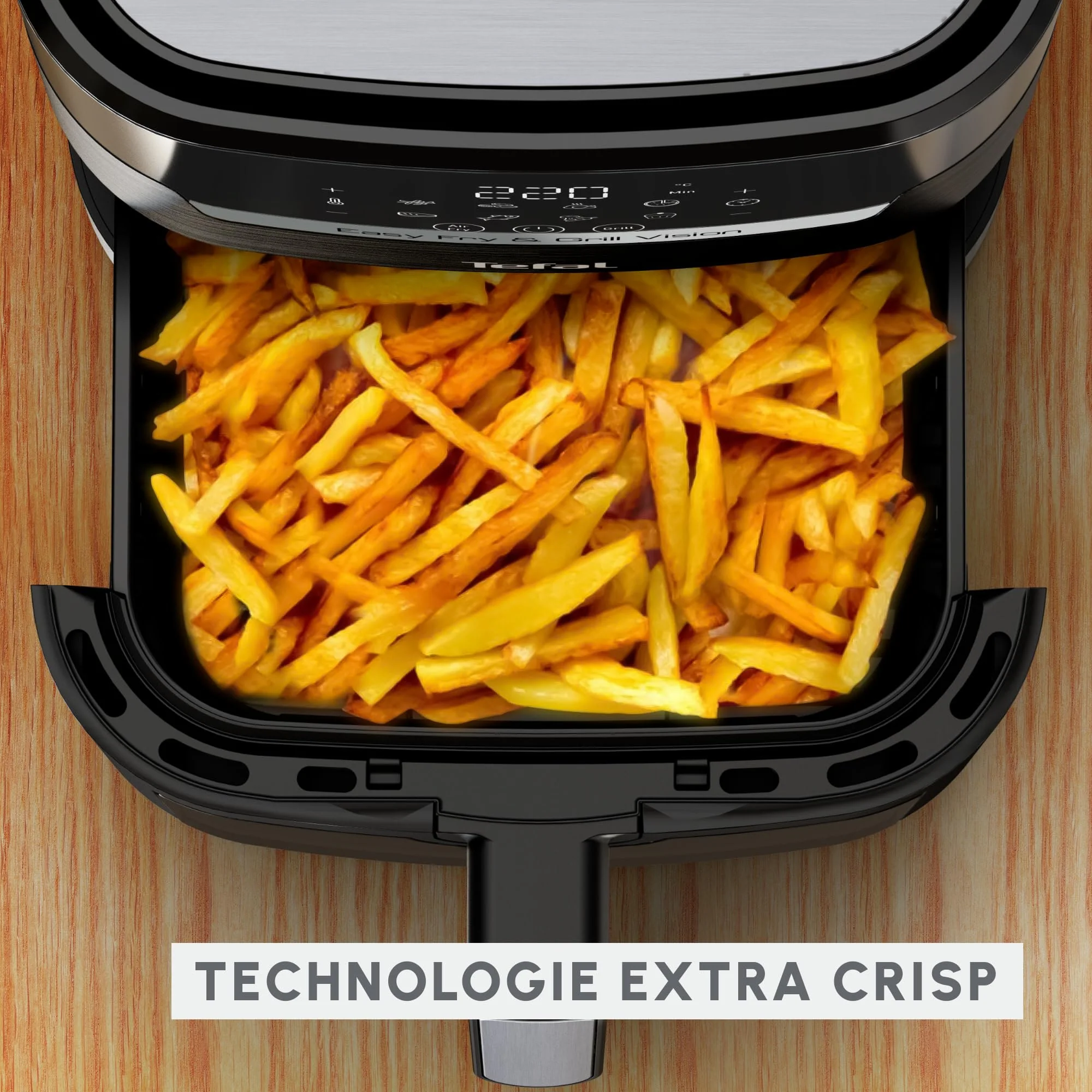 Moulinex Easy Fry Mega, air fryer compact, Mono tiroir 7.5 L, Jusqu’à 8 personnes, 8 programmes, noir EZ8558F0 - Image 31