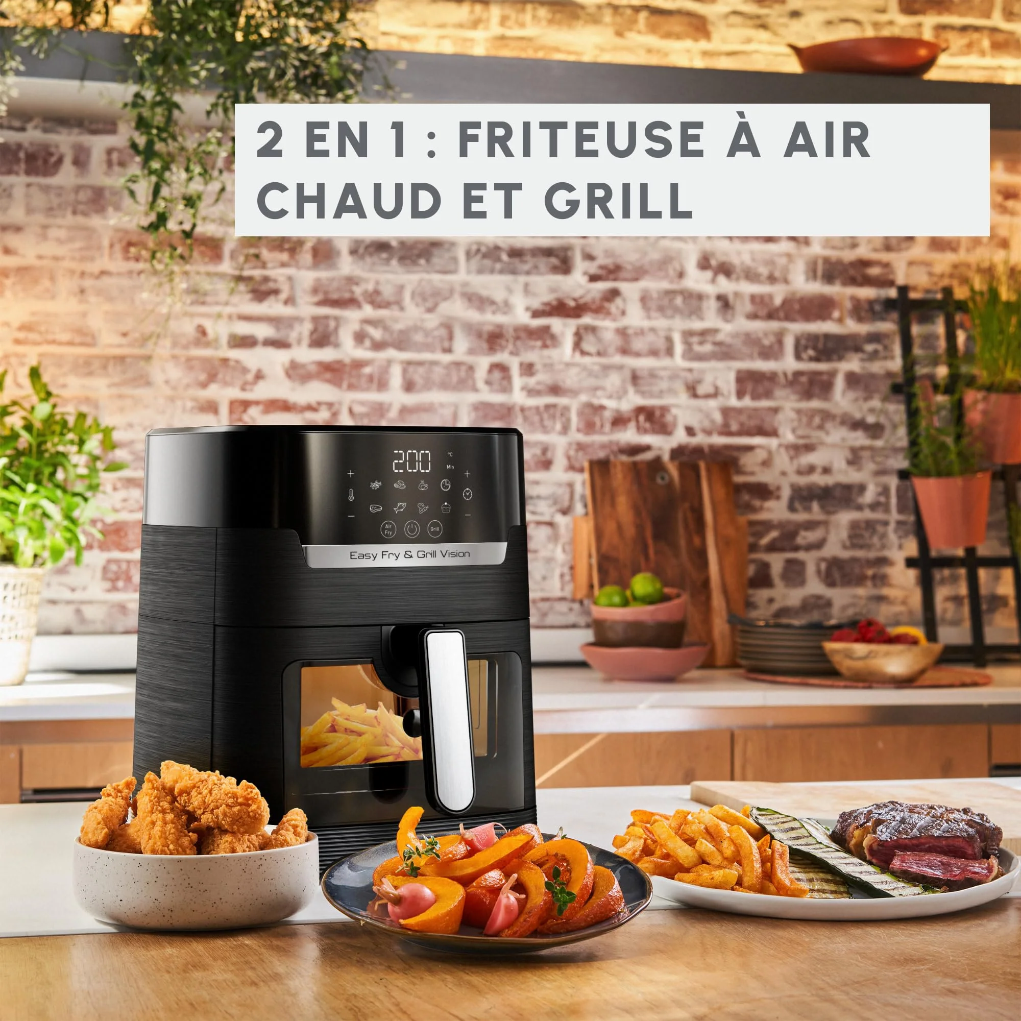 Moulinex Easy Fry Mega, air fryer compact, Mono tiroir 7.5 L, Jusqu’à 8 personnes, 8 programmes, noir EZ8558F0 - Image 32