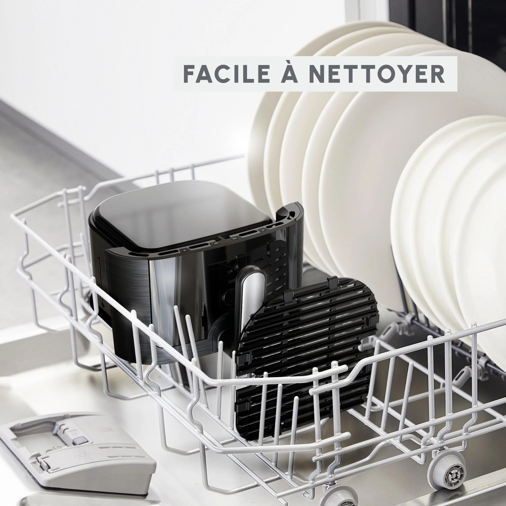 Moulinex Easy Fry Mega, air fryer compact, Mono tiroir 7.5 L, Jusqu’à 8 personnes, 8 programmes, noir EZ8558F0 - Image 33