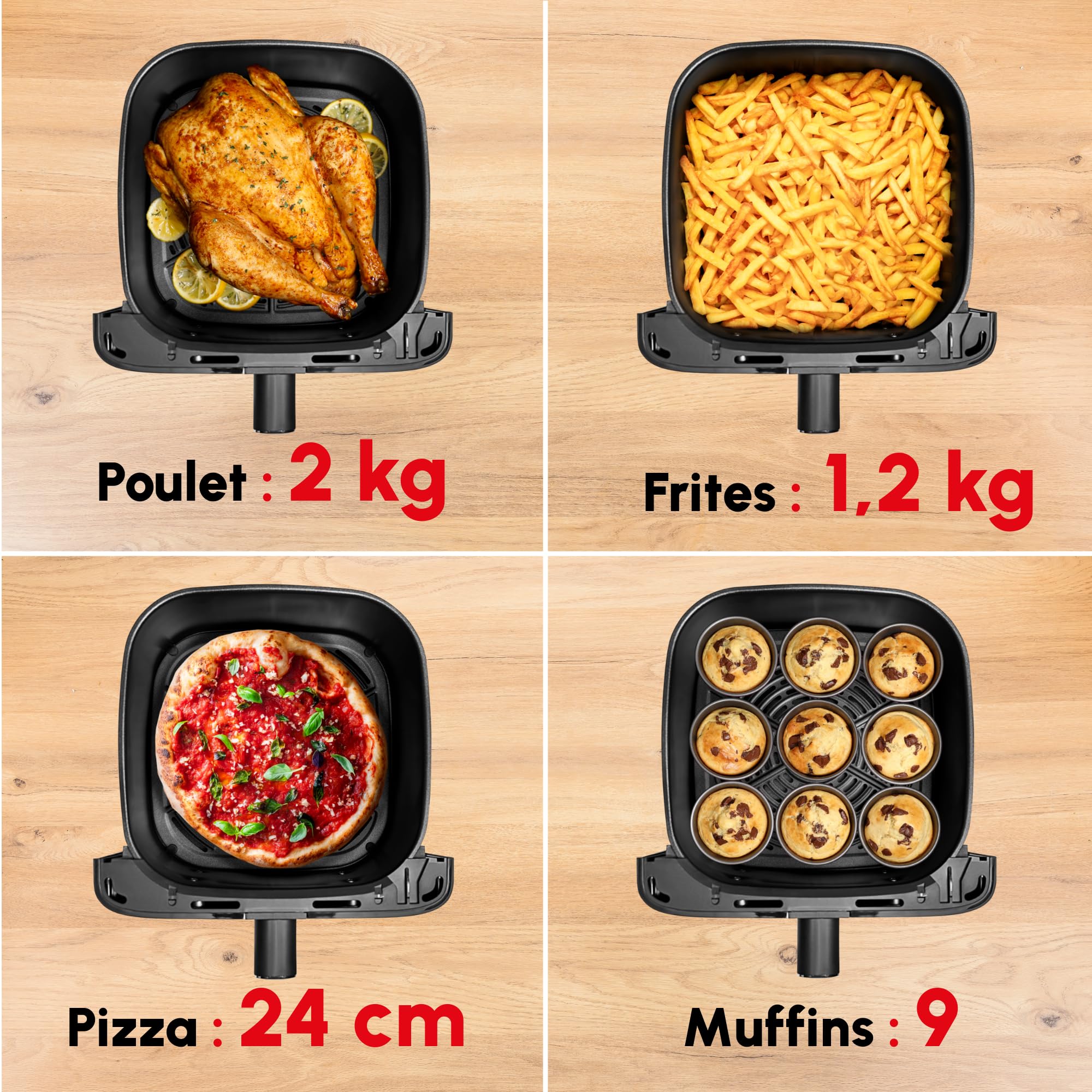 Moulinex Easy Fry Mega, air fryer compact, Mono tiroir 7.5 L, Jusqu’à 8 personnes, 8 programmes, noir EZ8558F0 - Image 37