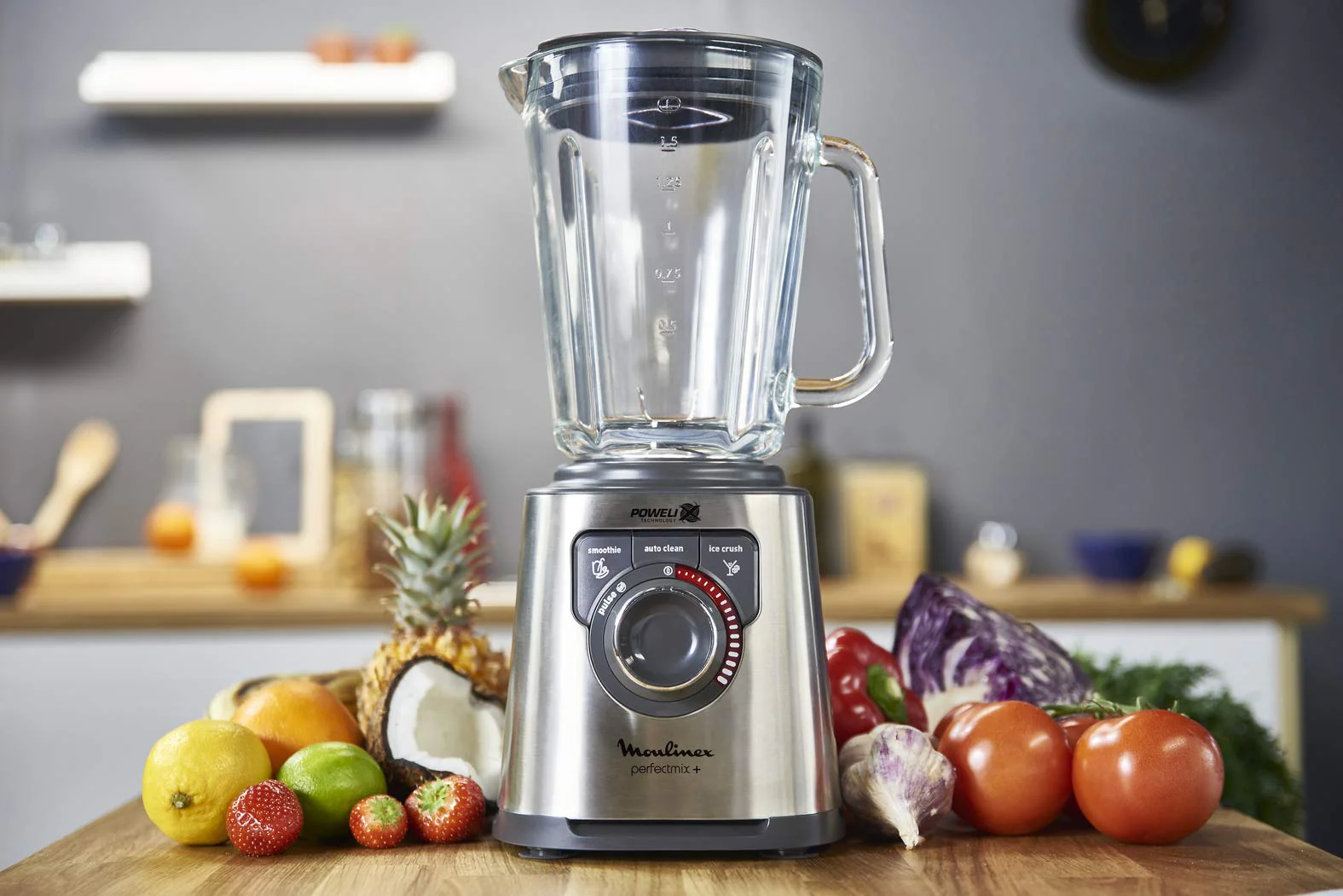 Moulinex PerfectMix+ Blender haute vitesse, 1200 W, Bol en verre de 2 L, 3 programmes automatiques LM811D10 - Image 12