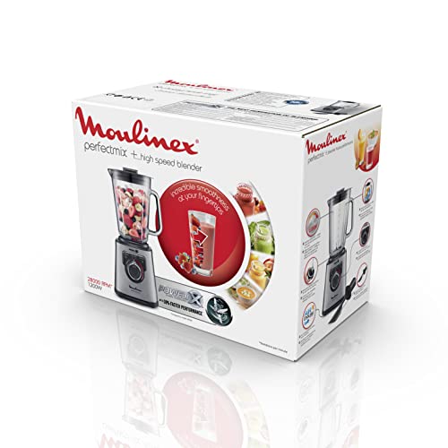 Moulinex PerfectMix+ Blender haute vitesse, 1200 W, Bol en verre de 2 L, 3 programmes automatiques LM811D10 - Image 13