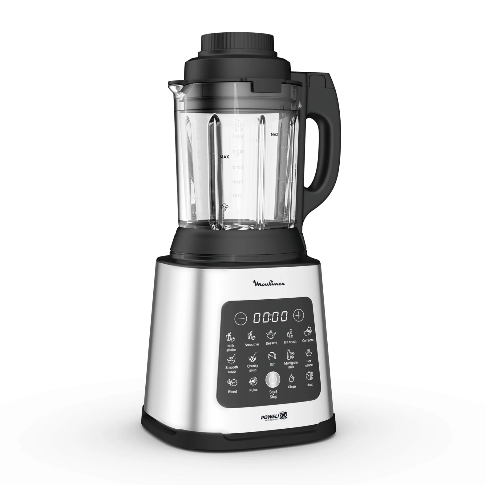 Moulinex PerfectMix+ Blender haute vitesse, 1200 W, Bol en verre de 2 L, 3 programmes automatiques LM811D10 - Image 23