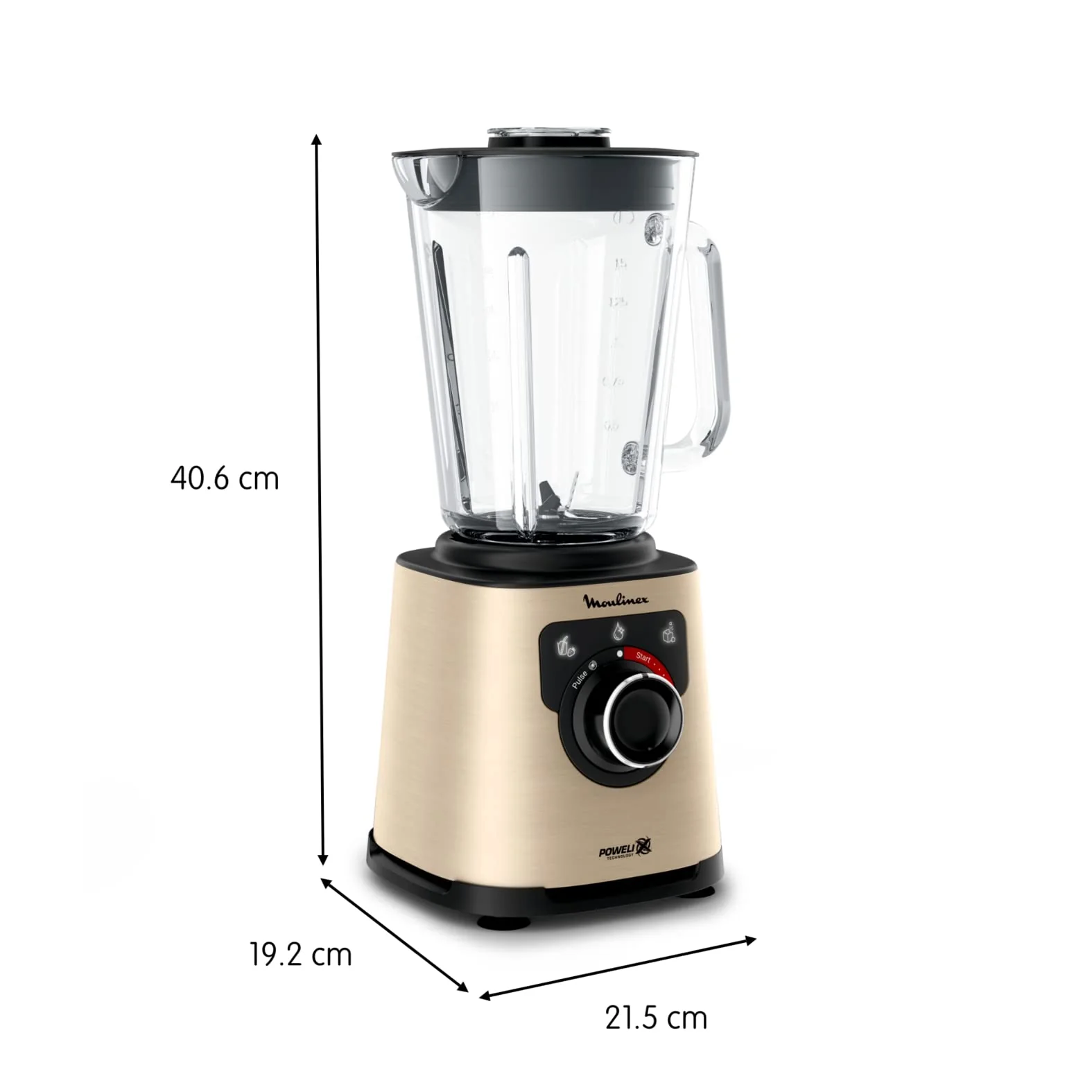 Moulinex PerfectMix+ Blender haute vitesse, 1200 W, Bol en verre de 2 L, 3 programmes automatiques LM811D10 - Image 30