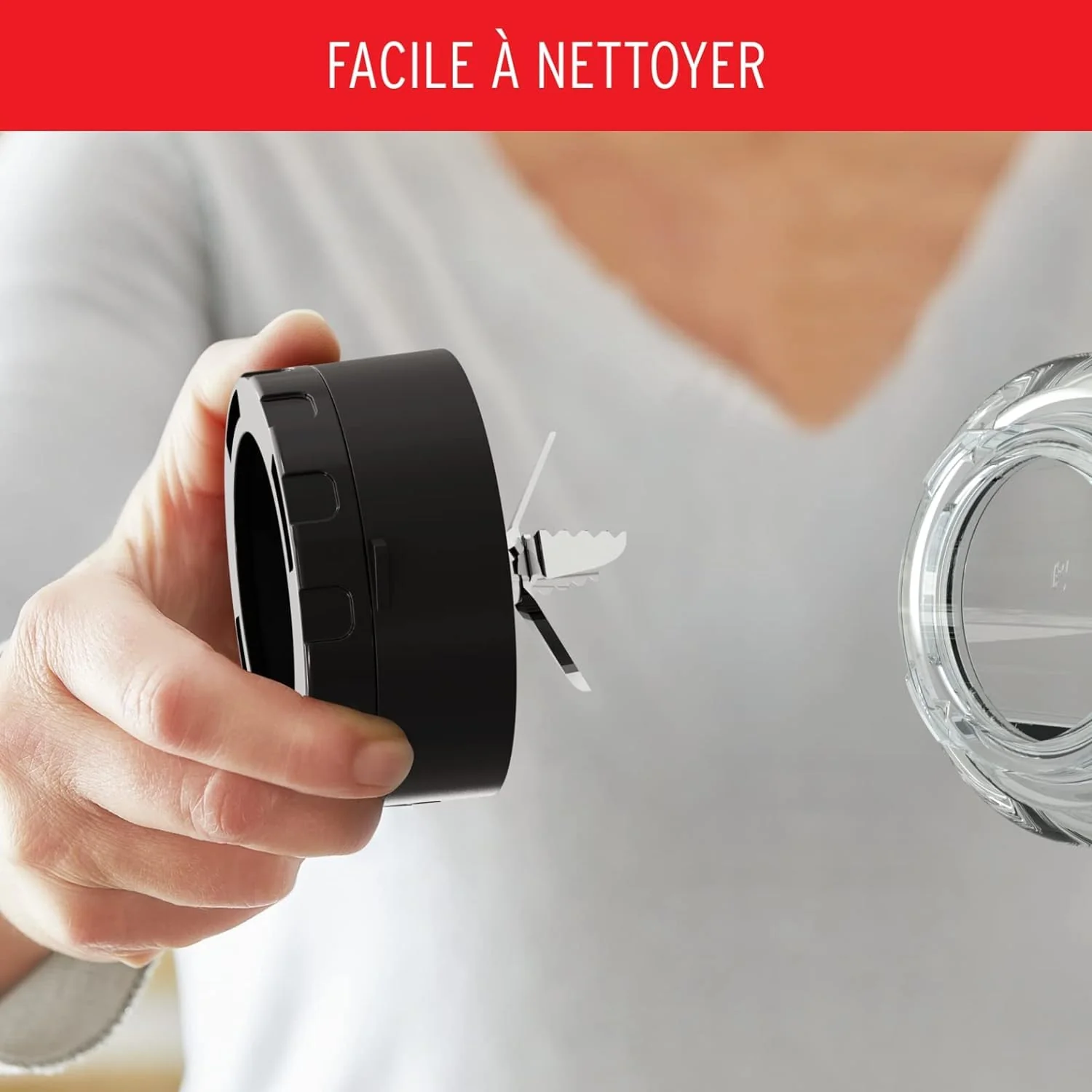 Moulinex PerfectMix+ Blender haute vitesse, 1200 W, Bol en verre de 2 L, 3 programmes automatiques LM811D10 - Image 34