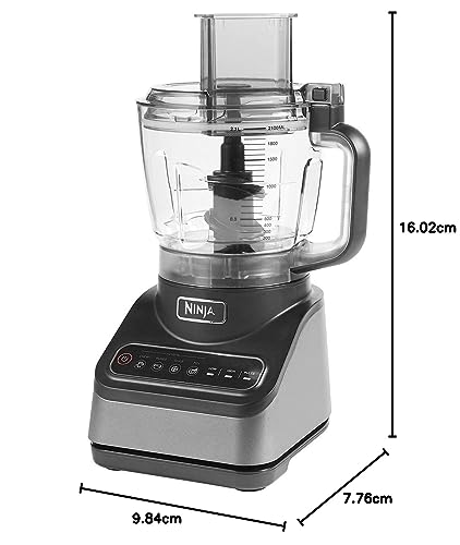 Ninja 2-en-1 Blender avec 3 programmes automatiques, mixeur avec 4 réglages manuels, bol de 2,1 L et tasse de 700 ml, 1200 W, pièces lavables en lave-vaisselle, Auto-iQ, noir BN750EU - Image 11