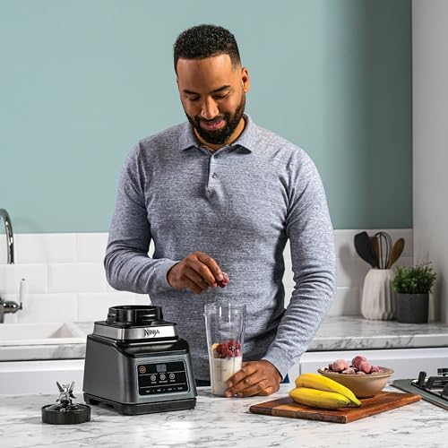 Ninja 2-en-1 Blender avec 3 programmes automatiques, mixeur avec 4 réglages manuels, bol de 2,1 L et tasse de 700 ml, 1200 W, pièces lavables en lave-vaisselle, Auto-iQ, noir BN750EU - Image 28