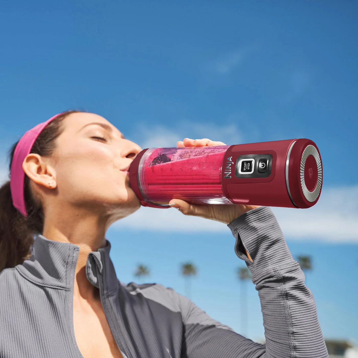Ninja Blast Blender portable, 530 ml, couvercle résistant aux fuites et bec verseur, mini mixeur sans fil puissant, rechargeable, mixe smoothies, shakes protéinés et glaçons, Noir, BC151EUBK - Image 82