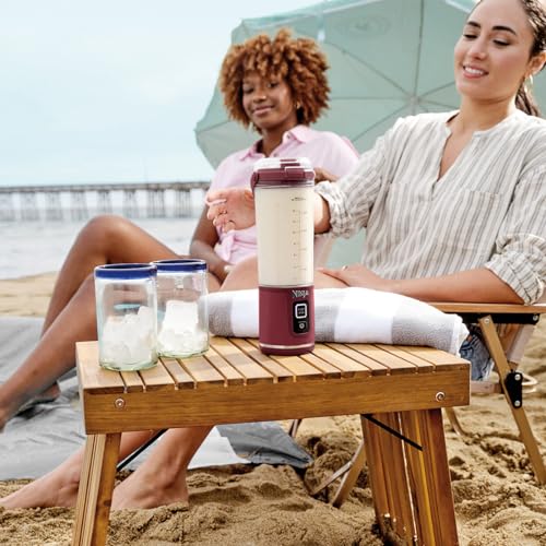 Ninja Blast Blender portable, 530 ml, couvercle résistant aux fuites et bec verseur, mini mixeur sans fil puissant, rechargeable, mixe smoothies, shakes protéinés et glaçons, Noir, BC151EUBK - Image 88